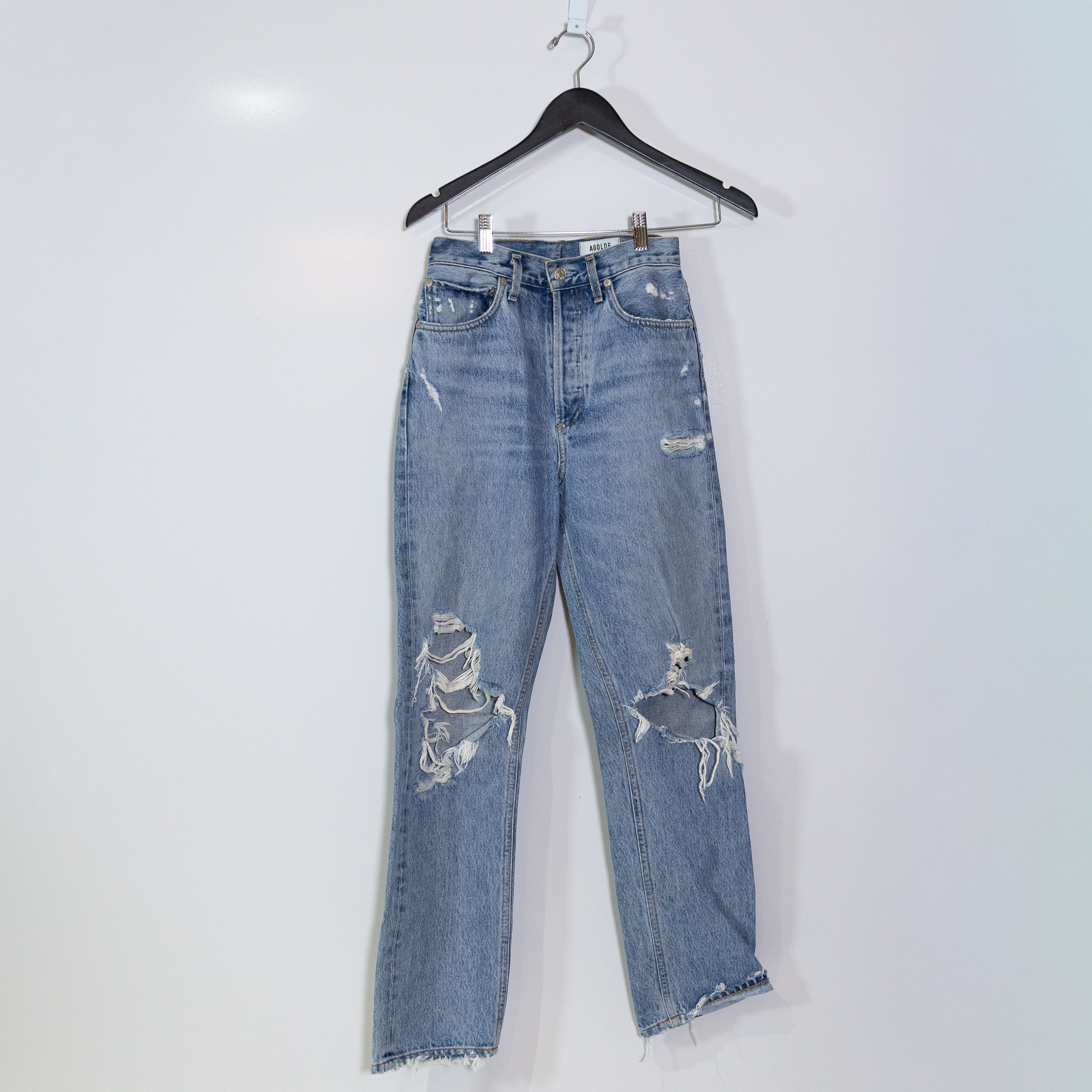 Agolde Agolde Women's 90's Mid Rise Loose Fit Size 25" / US 0 / IT 36 - 1 Thumbnail