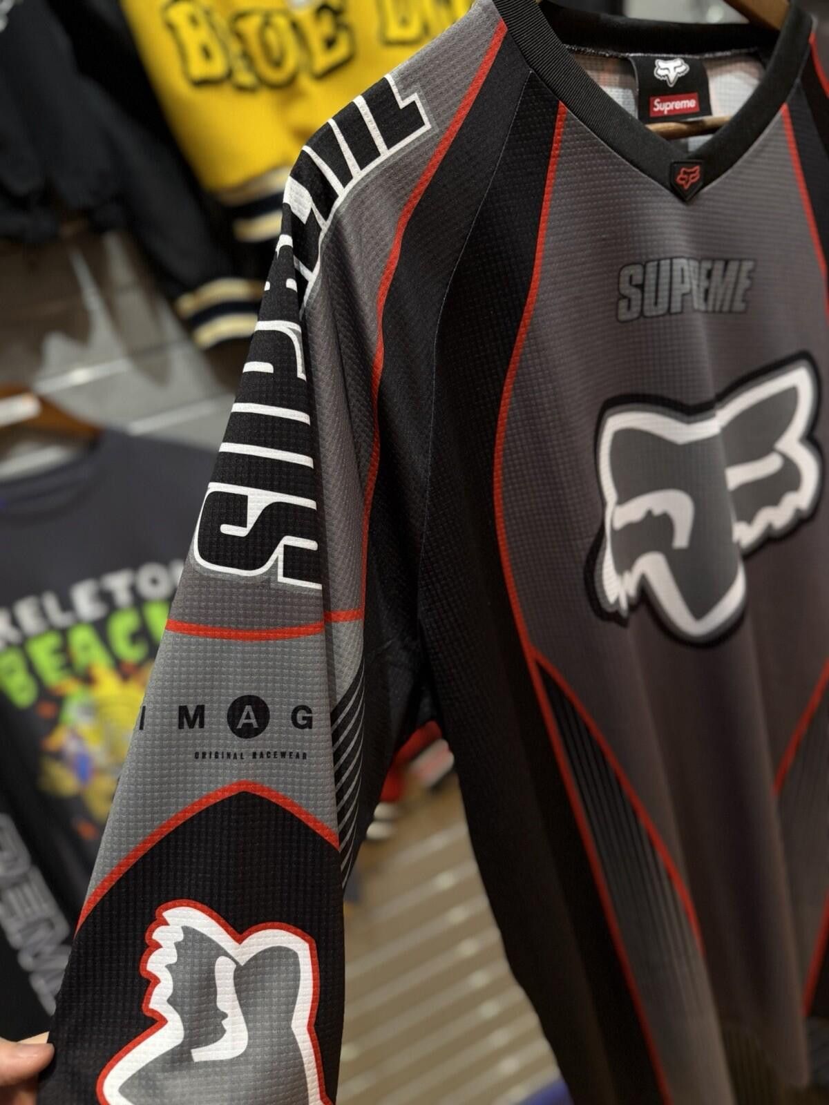 Supreme Supreme Fox Racing DMX Jersey Black SIZE (XL) BRAND NEW Size US XL / EU 56 / 4 - 5 Thumbnail