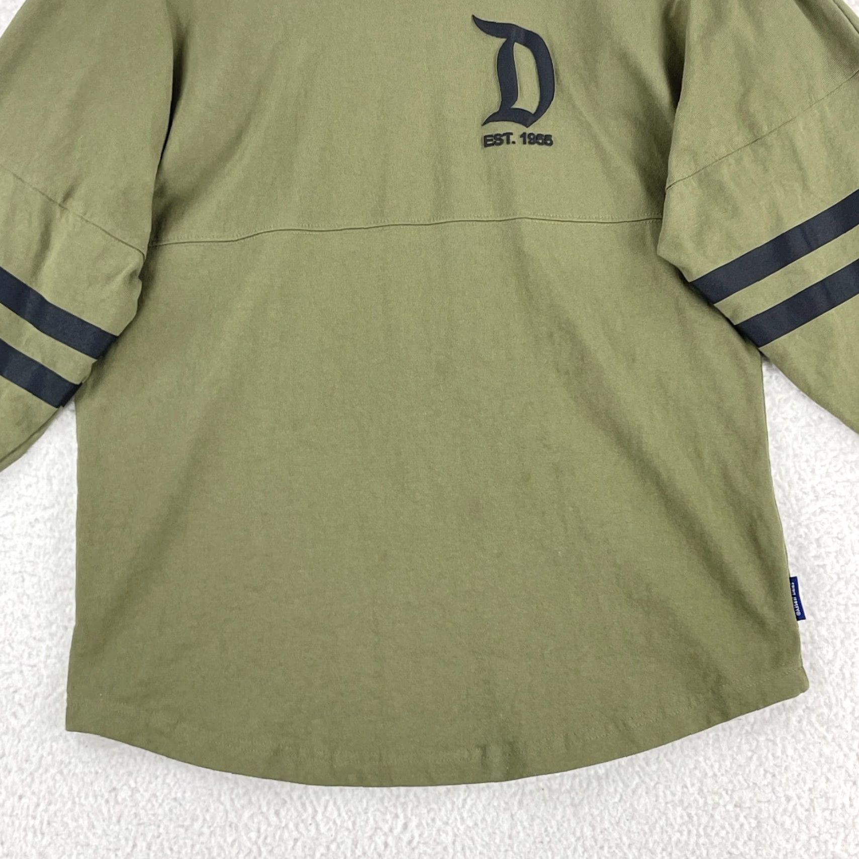 Disney Disney Spirit Jersey Shirt Womens Small Olive Green Pullover Long Sleeve Casual Size S / US 4 / IT 40 - 5 Thumbnail