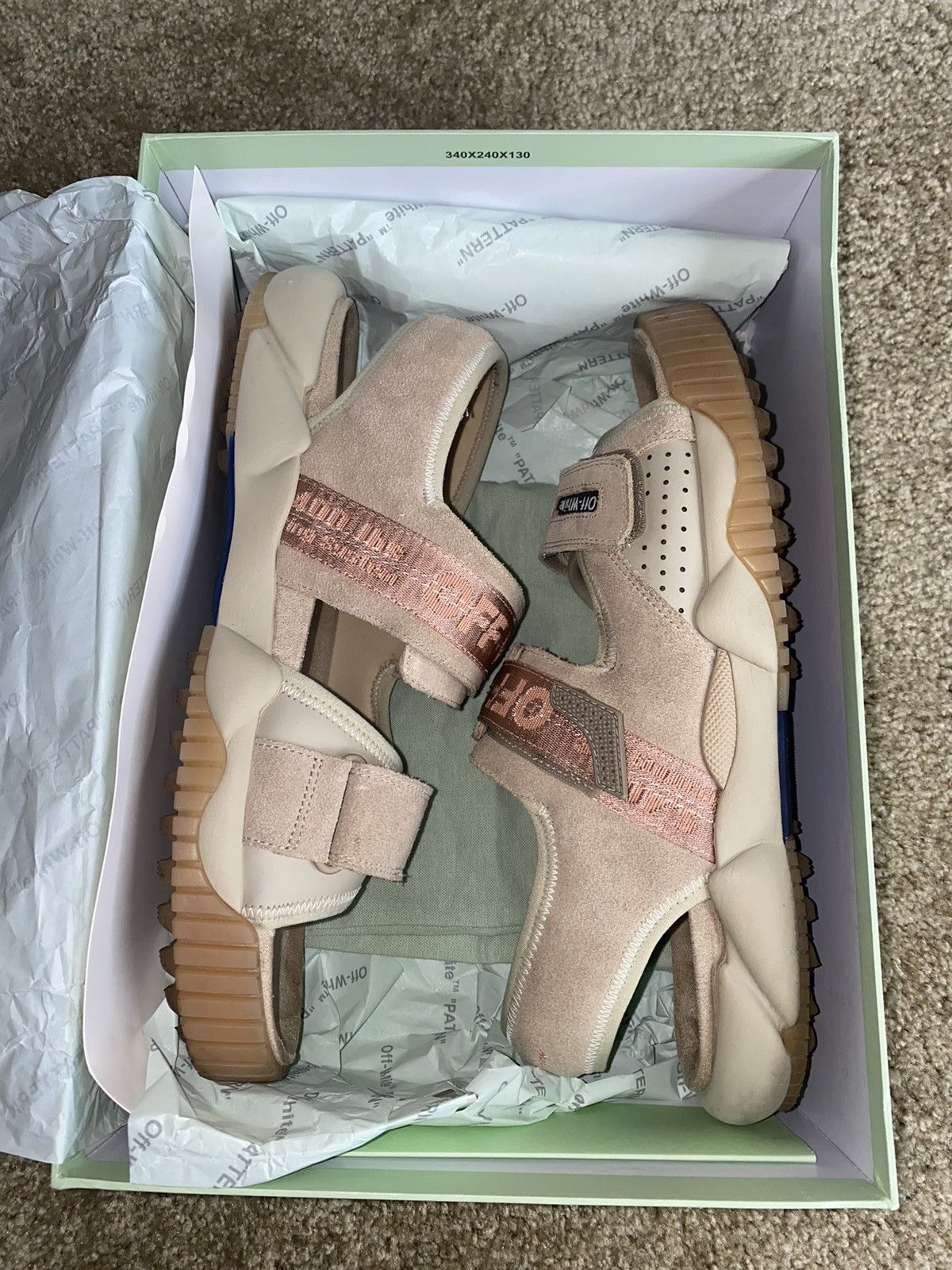 Off-White Off-White Oddsy Minimal Treckking Sandals Size US 11 / EU 44 - 8 Thumbnail