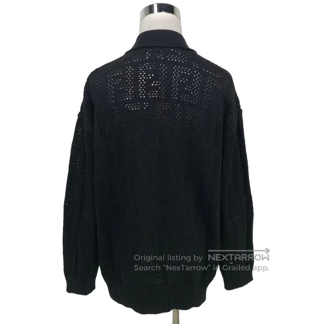 Fendi fendi black open cardigan with ff print. Size US S / EU 44-46 / 1 - 2 Thumbnail