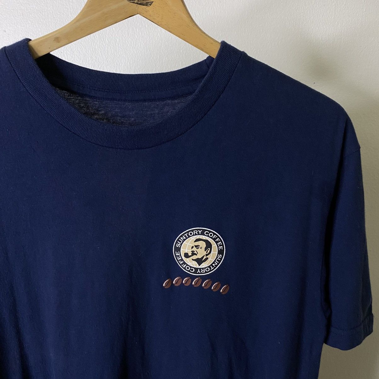 Vintage 1990s Suntory Boss Coffee Small Logo Tee Size US M / EU 48-50 / 2 - 2 Thumbnail