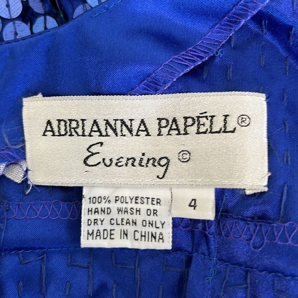 Adrianna Papell Adrianna Papell Blue sequence Formal Dress Size S / US 4 / IT 40 - 2 Thumbnail