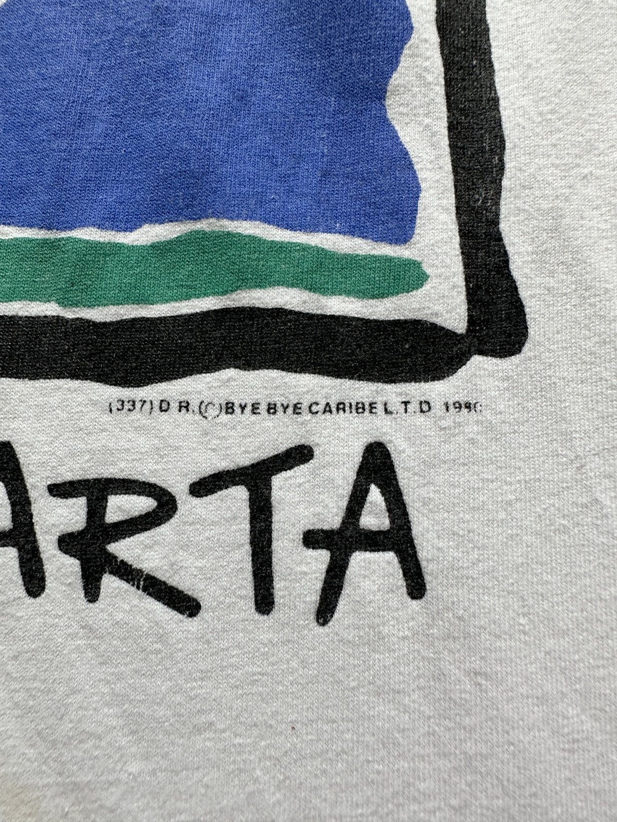 Vintage Vintage 90s Puerto Vallarta Fish Art Graphic Tee Size US XL / EU 56 / 4 - 3 Thumbnail