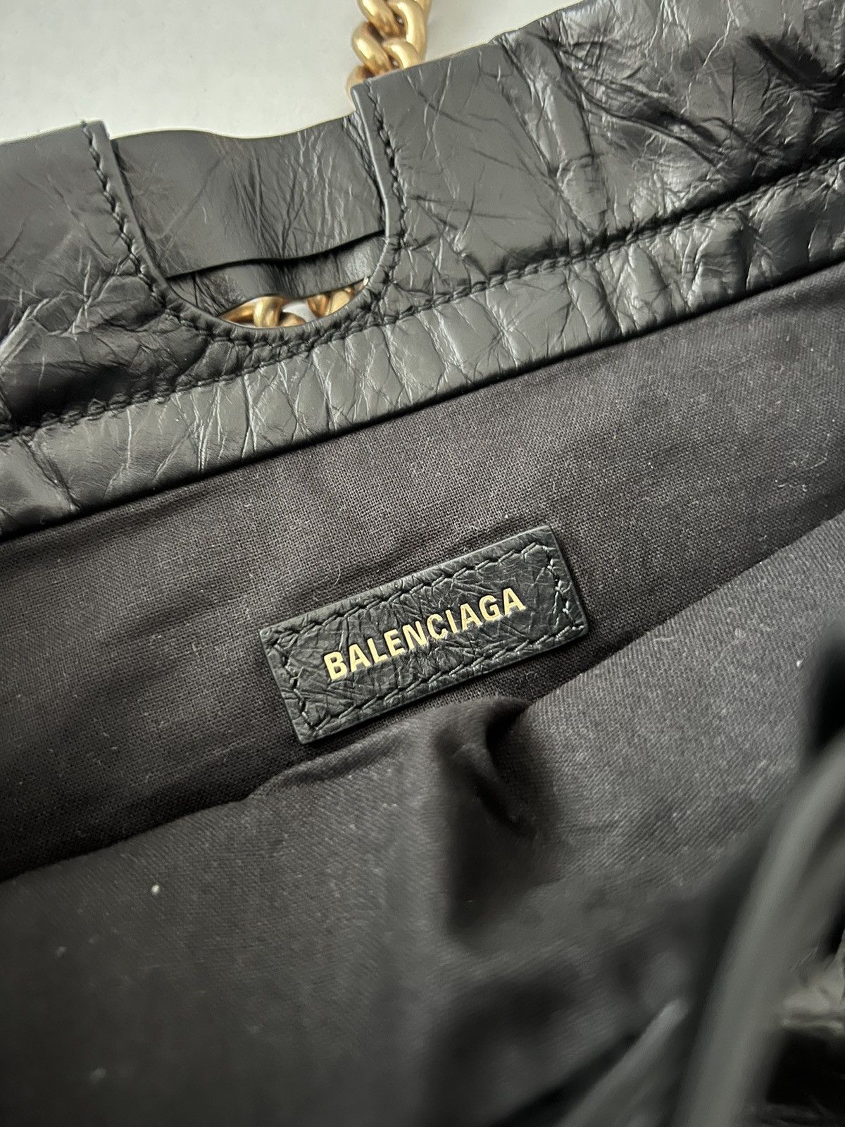 Balenciaga Balenciaga Crush Medium Tote Bag Size ONE SIZE - 9 Thumbnail