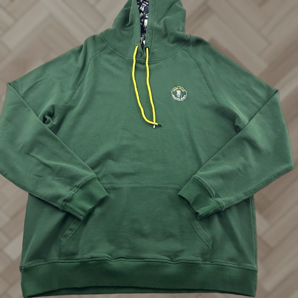 Vintage Barstool Sports Fore Play Pullover Hoodie Sweatshirt Men 2XL Green Size US XXL / EU 58 / 5 - 1 Thumbnail