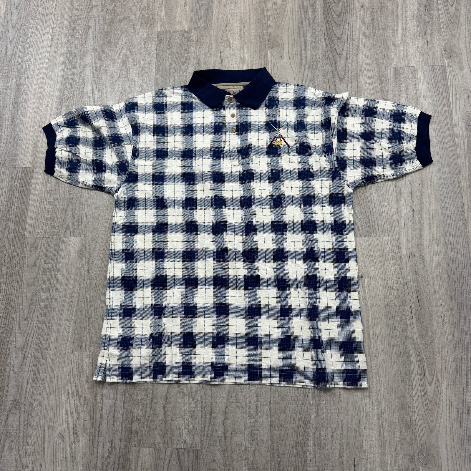 Vintage Vintage Halifax Outfitters Pool Billiards Polo Shirt Large Size US L / EU 52-54 / 3 - 2 Thumbnail