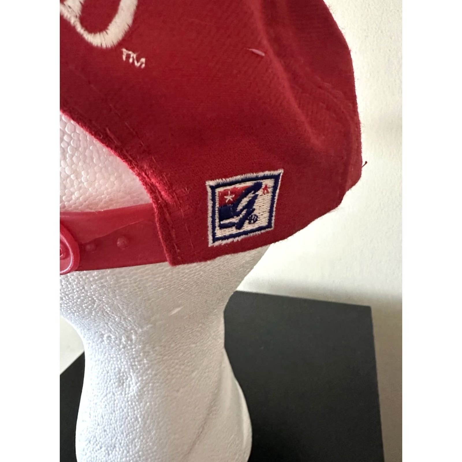 NCAA VINTAGE Cornell Big Red Embroidered Snapback Hat Cap The Game 90s NCAA NWOT Cap Adjustable Red Corduroy Snapback Mens Womens Boys Girls Size ONE SIZE - 5 Thumbnail