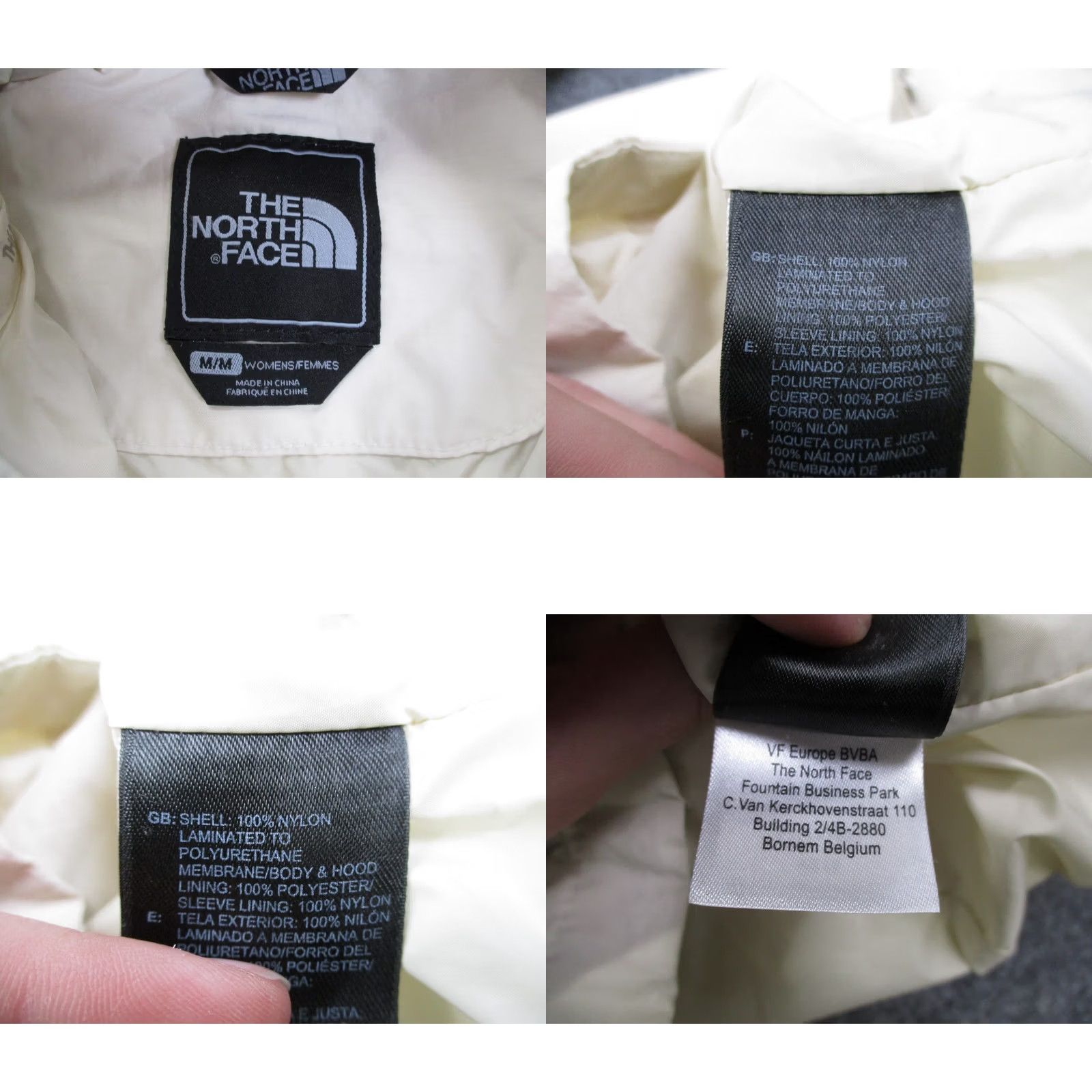 The North Face The North Face Jacket Women M White Nylon Hyvent Hoody Outdoors Hiking Camping Size M / US 6-8 / IT 42-44 - 8 Thumbnail