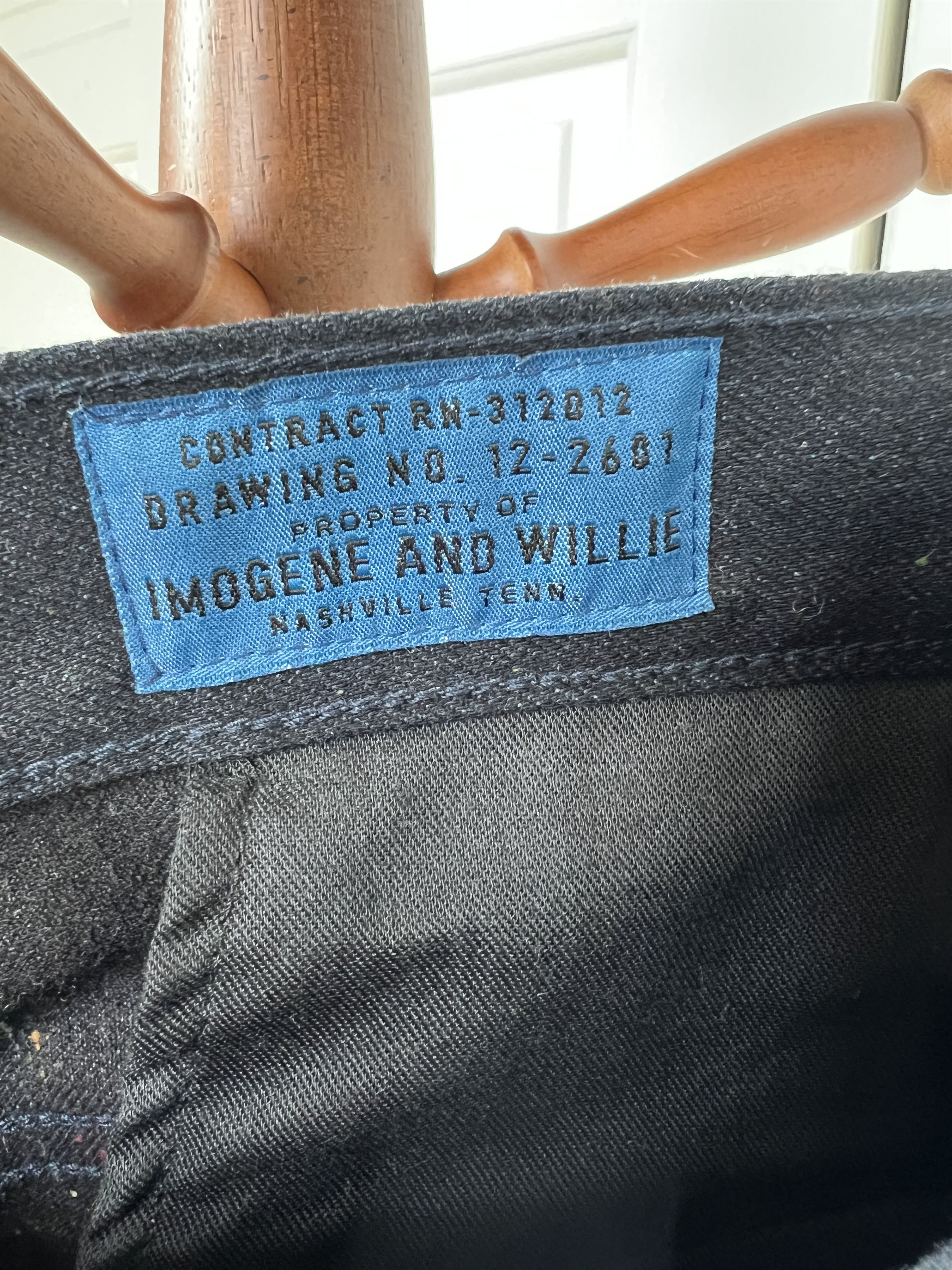 Imogene + Willie Oscar Black Indigo Nep Trouser Size 30" / US 8 / IT 44 - 2 Thumbnail