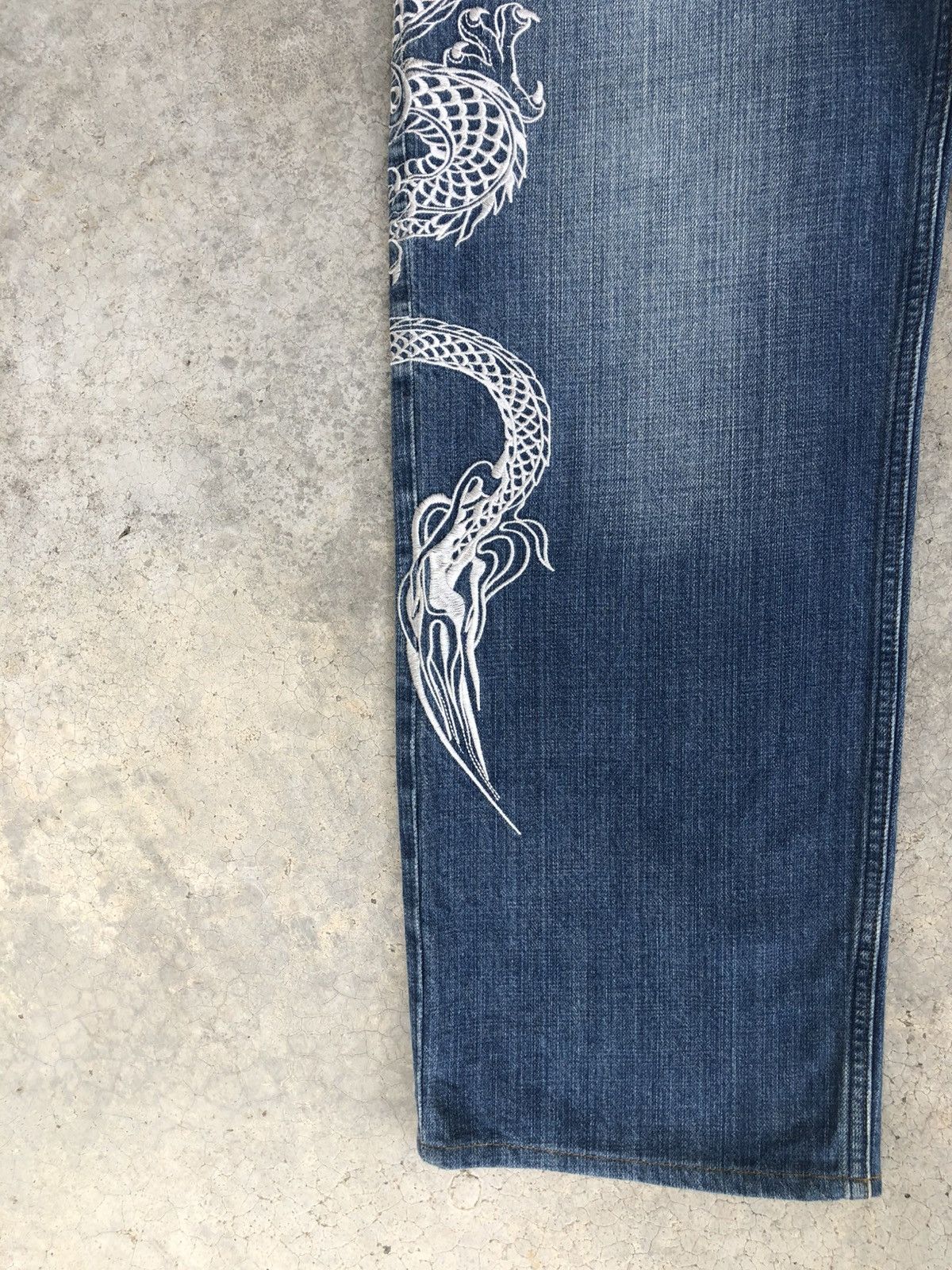 Karakuri Tamashii Karakuri Tamashii Embroidered Baggy Distressed Size US 34 / EU 50 - 7 Thumbnail