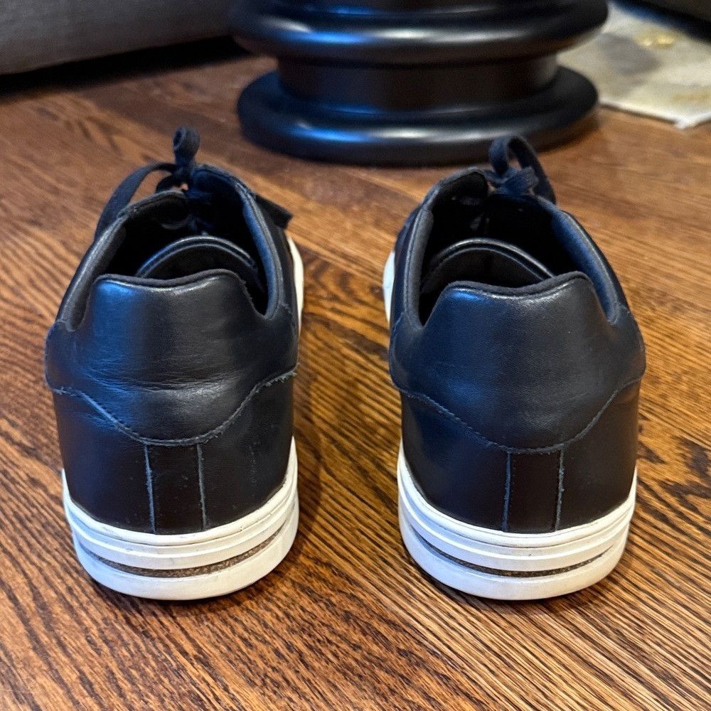 Birkenstock Birkenstock Men's 13/13.5/46L Black Leather Sneakers Size US 13 / EU 46 - 7 Thumbnail