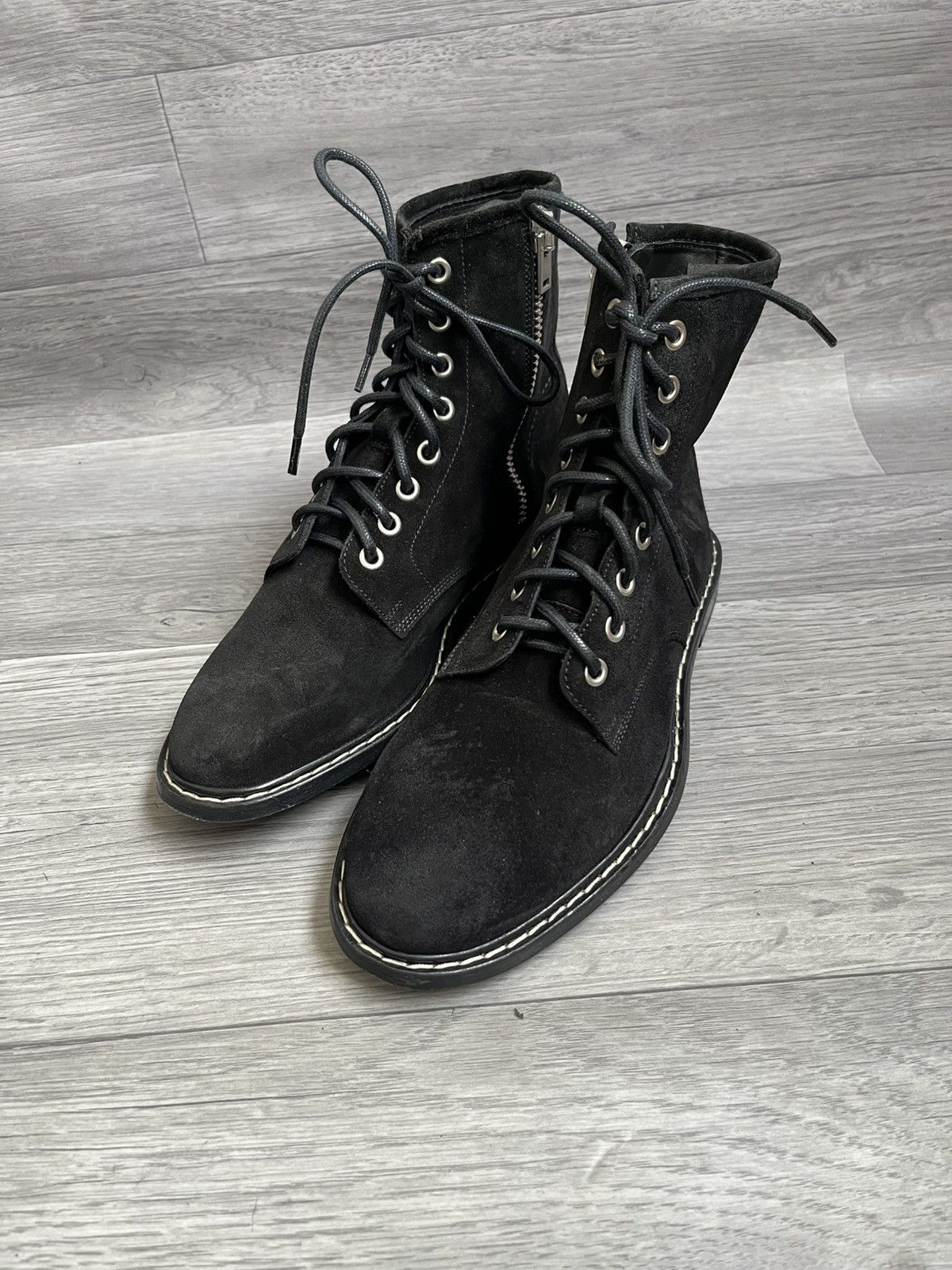 Iro Iro combat suede boots sz 40 like ann demeulemeester Size US 10 / IT 40 - 4 Thumbnail
