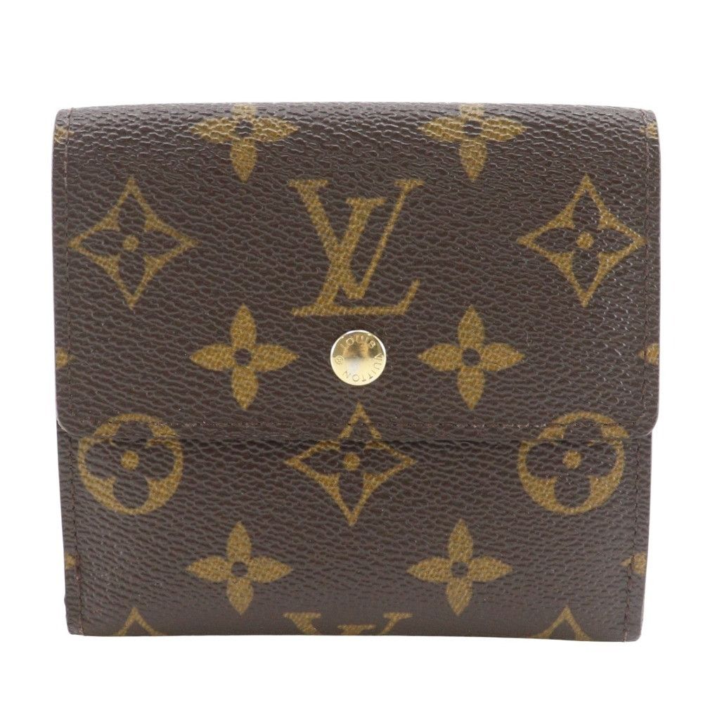 Louis Vuitton Louis Vuitton Louis Vuitton Portemonnaie Billets Cartes Crédits Monogram Wallet Textile Short Wallet M61652 DUTY FREE for USA Size ONE SIZE - 1 Thumbnail