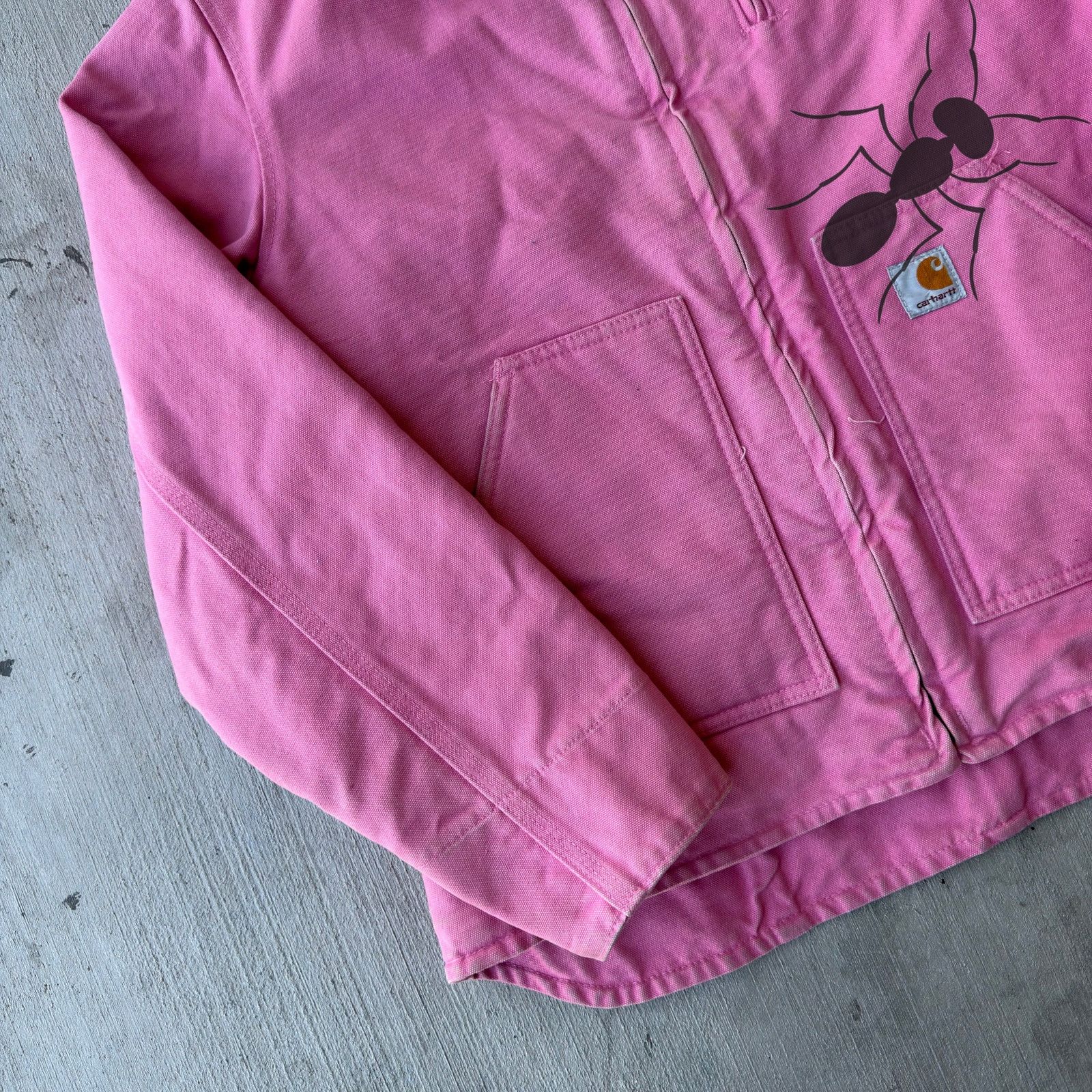 Carhartt × Vintage Vintage Y2K Carhartt WOMENS WJ022 PKR pink Arctic jacket Size US L / EU 52-54 / 3 - 2 Thumbnail