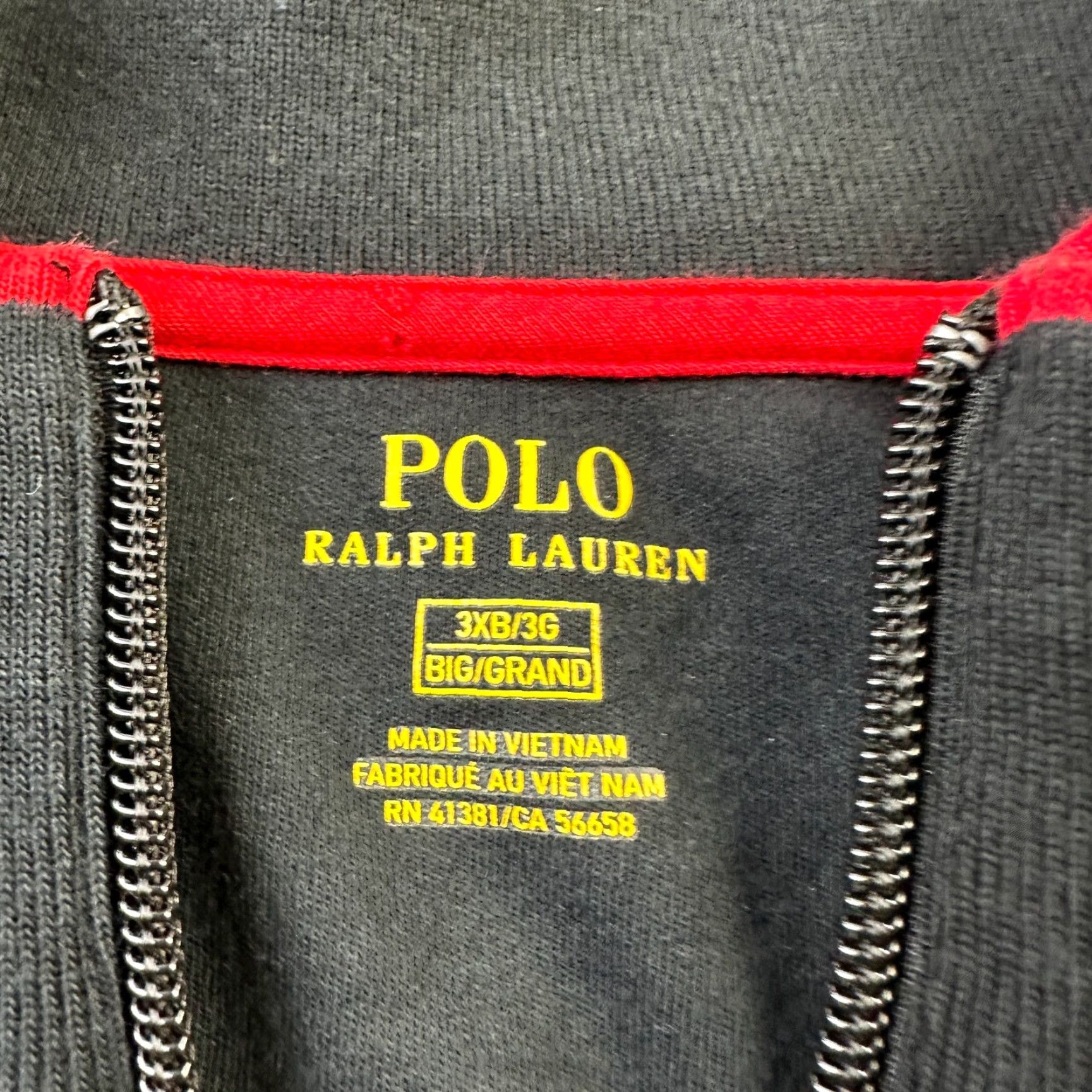 Polo Ralph Lauren Polo Ralph Lauren Jacket Mens 3XB 3XL Black Windbreaker Full Zip Pockets Logo Vintage No Size US XXL / EU 58 / 5 - 6 Thumbnail