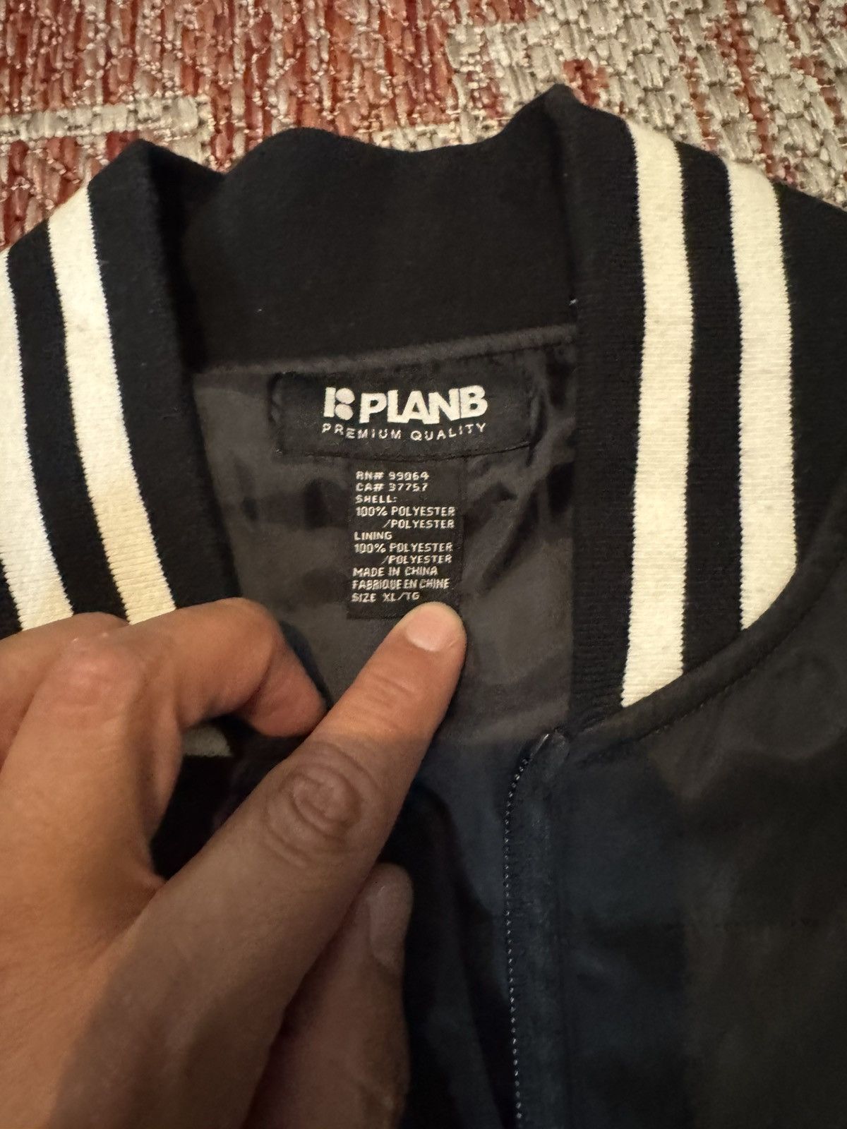 Other Men’s Plan B Skateboards Letterman Jacket Size XL Skate Size US XL / EU 56 / 4 - 2 Thumbnail