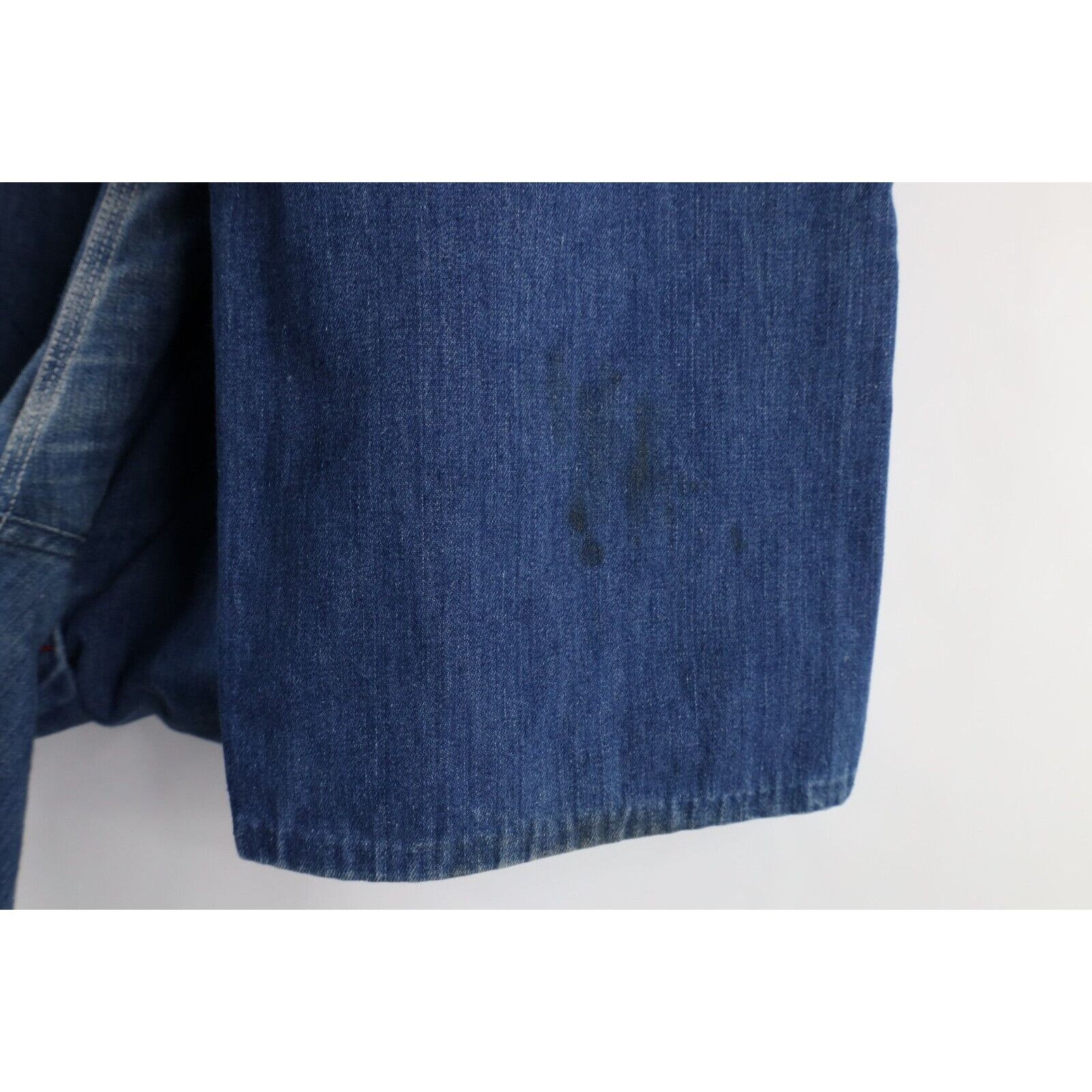 Big Mac × Vintage Vintage 60s 70s Big Mac Distressed Square Bak Denim Overalls Size US M / EU 48-50 / 2 - 12 Thumbnail