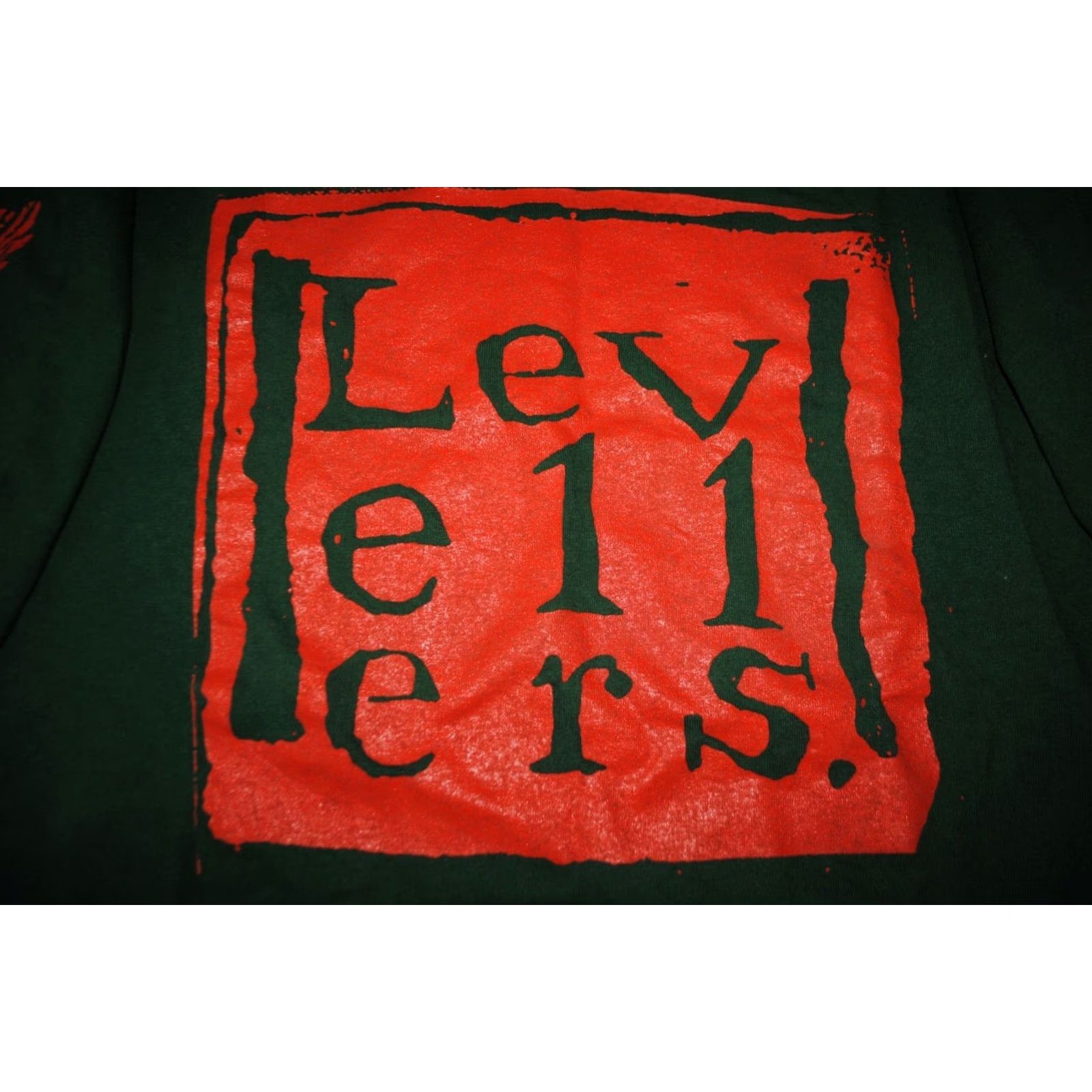 Vintage VINTAGE The Levellers 1990s Single Stitch Long Sleeve T-Shirt Screen Stars Best Shirt Men XL Green Size US XL / EU 56 / 4 - 2 Thumbnail