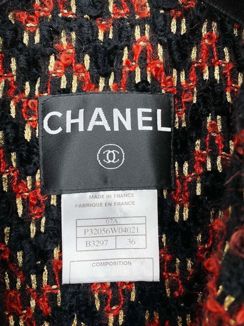 Chanel Chanel Jacket with Colorful Trim -2505 Size S / US 4 / IT 40 - 2 Thumbnail