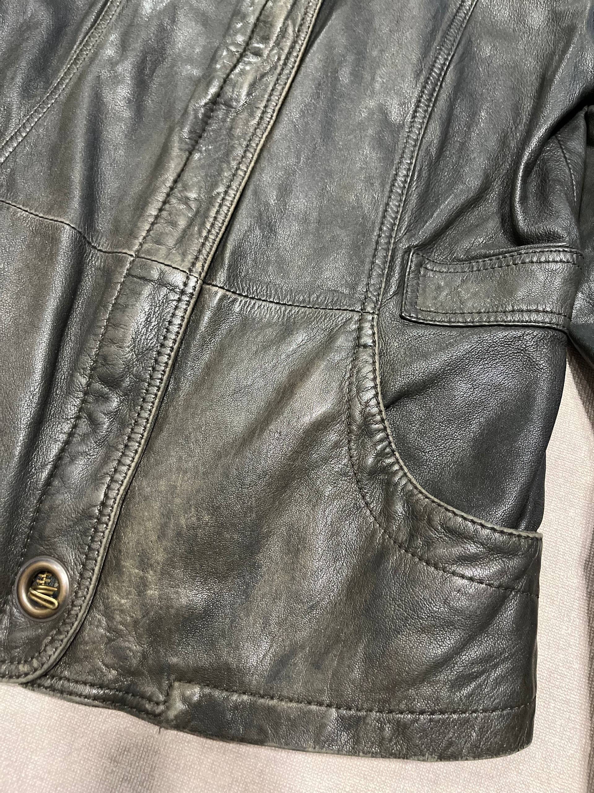MAX&Co. Womens Max&Co. Real Leather Jacket Zip Vintage Size 42IT Size M / US 6-8 / IT 42-44 - 7 Thumbnail