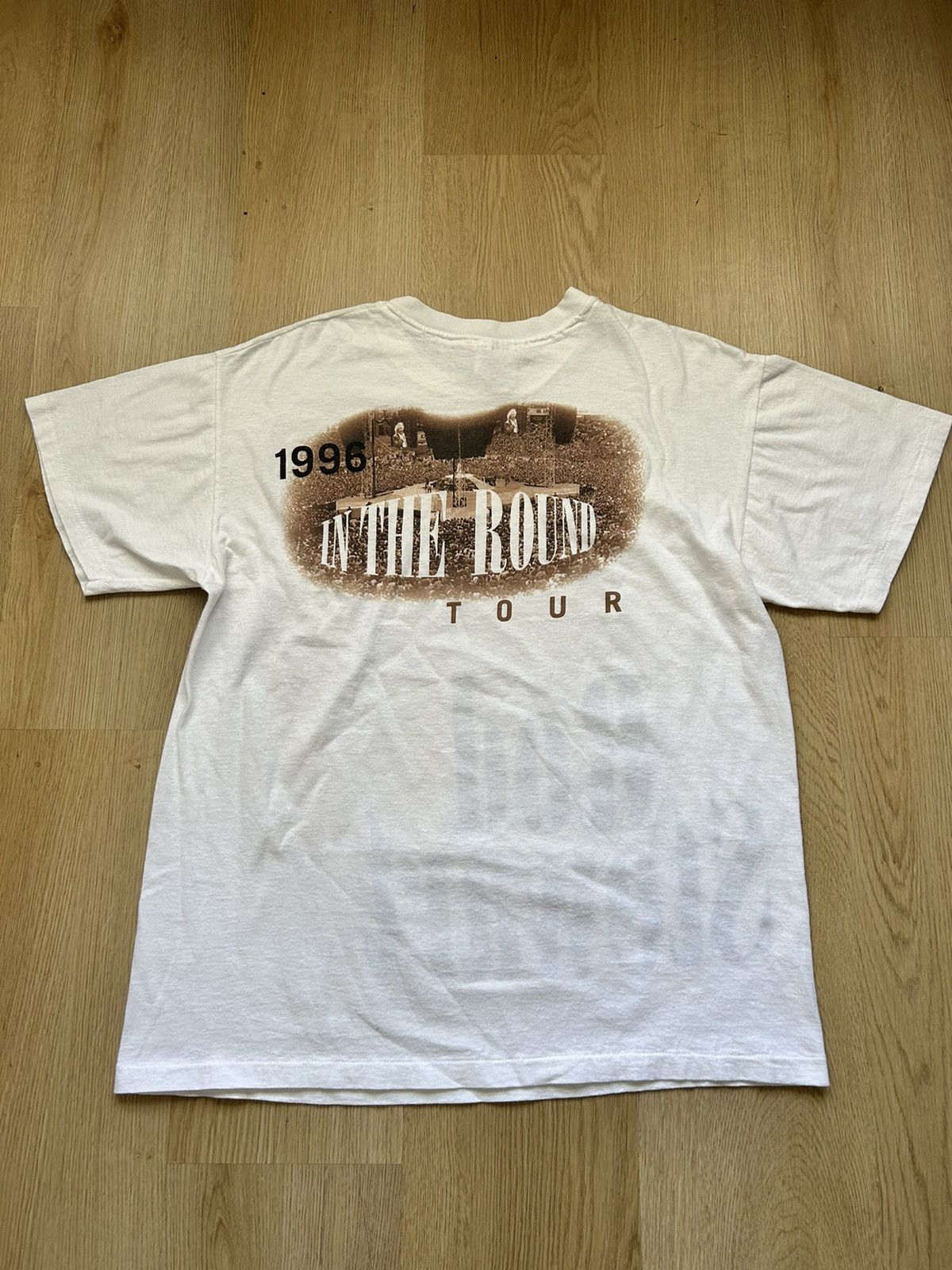 Other Vintage 90s Rod Stewart 1996 In The Round Tour Tee Size US L / EU 52-54 / 3 - 4 Thumbnail