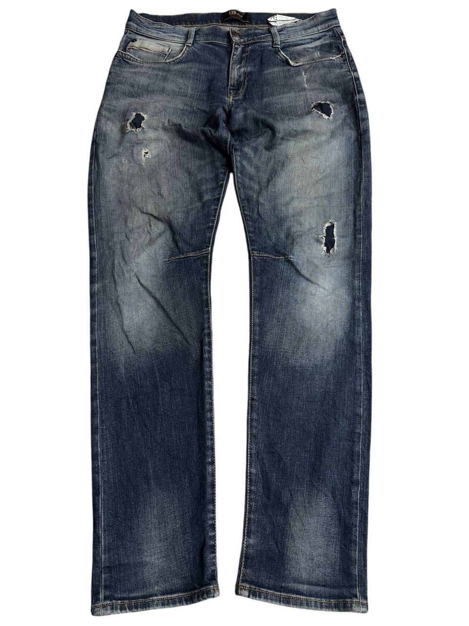 Japanese Brand × Vintage Japenese LTB distressed faded denim jeans Size US 32 / EU 48 - 2 Thumbnail