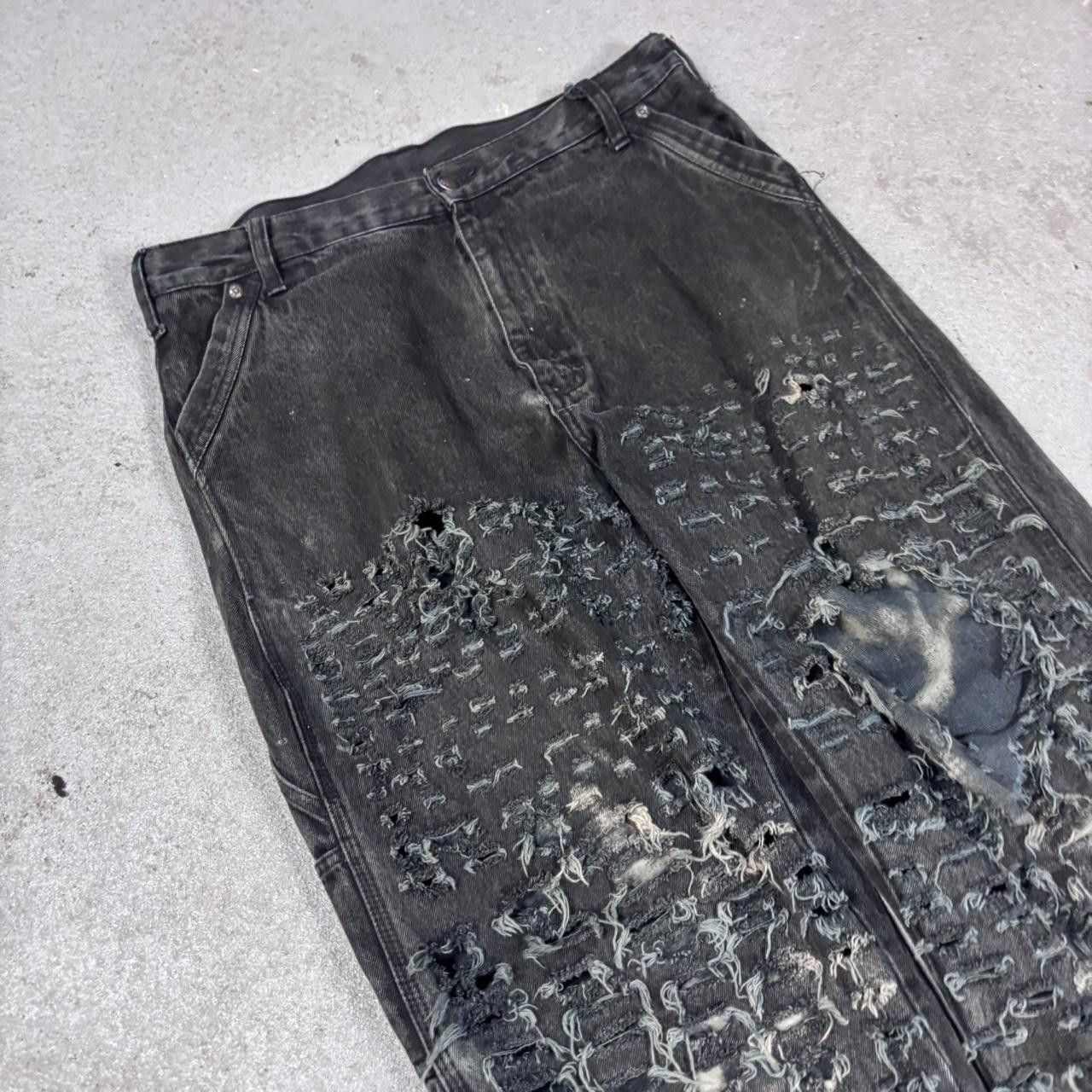 Japanese Brand × Vintage Distressed japanese jeans Size US 36 / EU 52 - 3 Thumbnail
