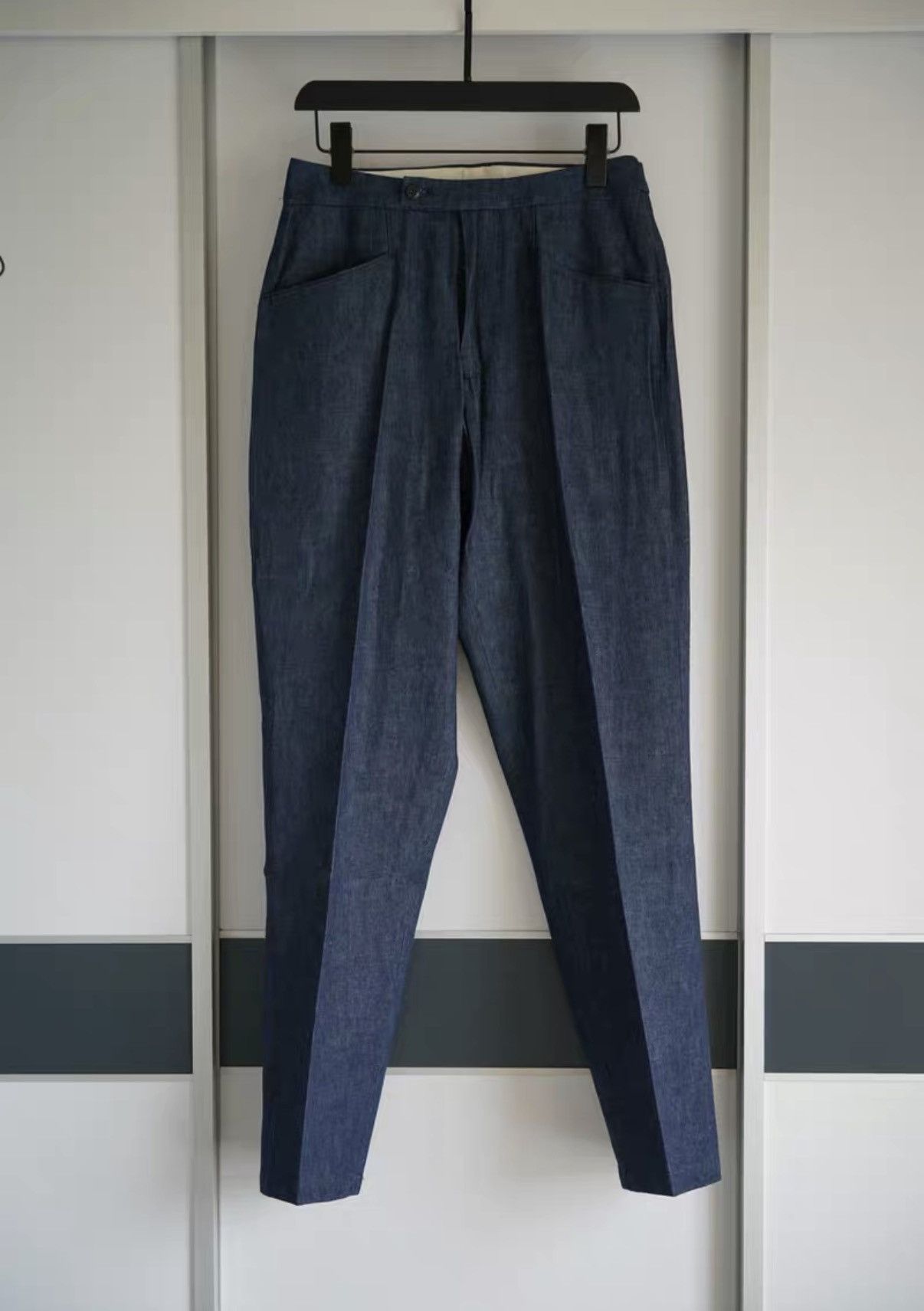 Yohji Yamamoto Yohji Yamamoto 86SS Raw Ramie Denim Jeans K4 Size US 32 / EU 48 - 1 Thumbnail