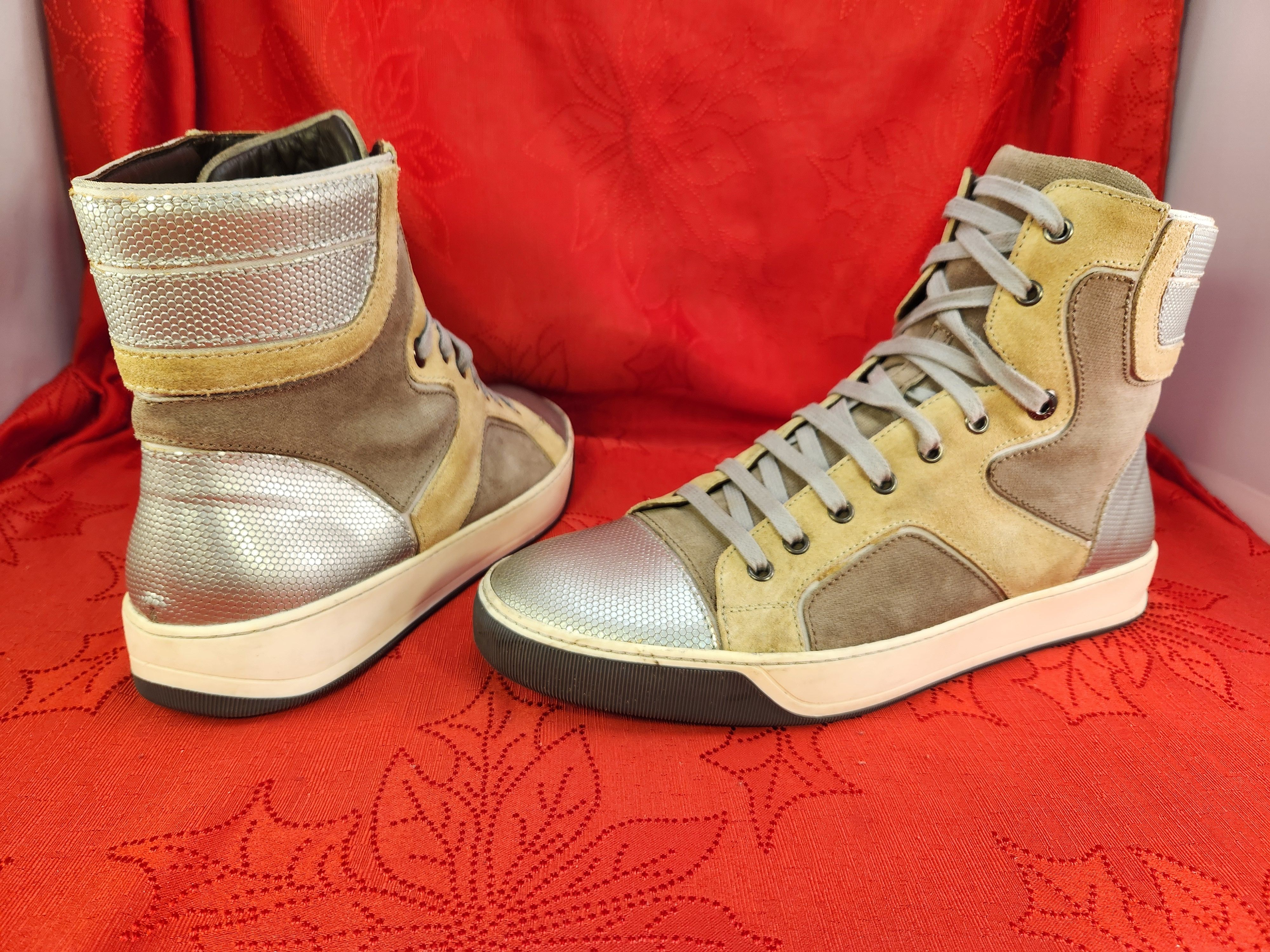 Lanvin MULTICOLOR TEXTURED LEATHER Size US 10 / EU 43 - 4 Thumbnail