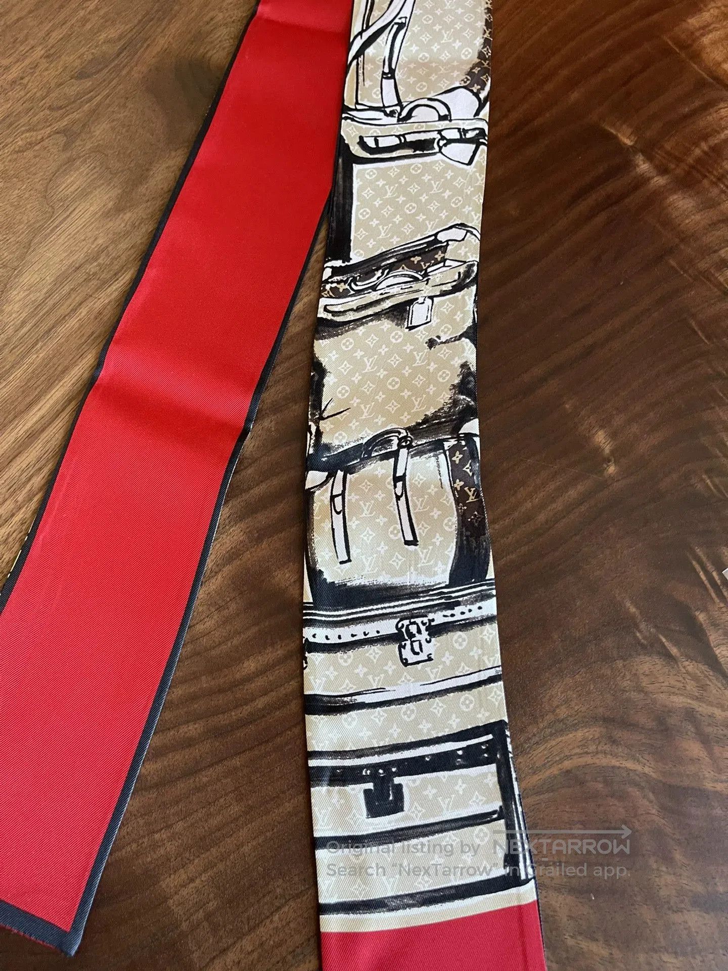 Louis Vuitton LV Twilly Hair Tie Rare Model. Size ONE SIZE - 4 Thumbnail