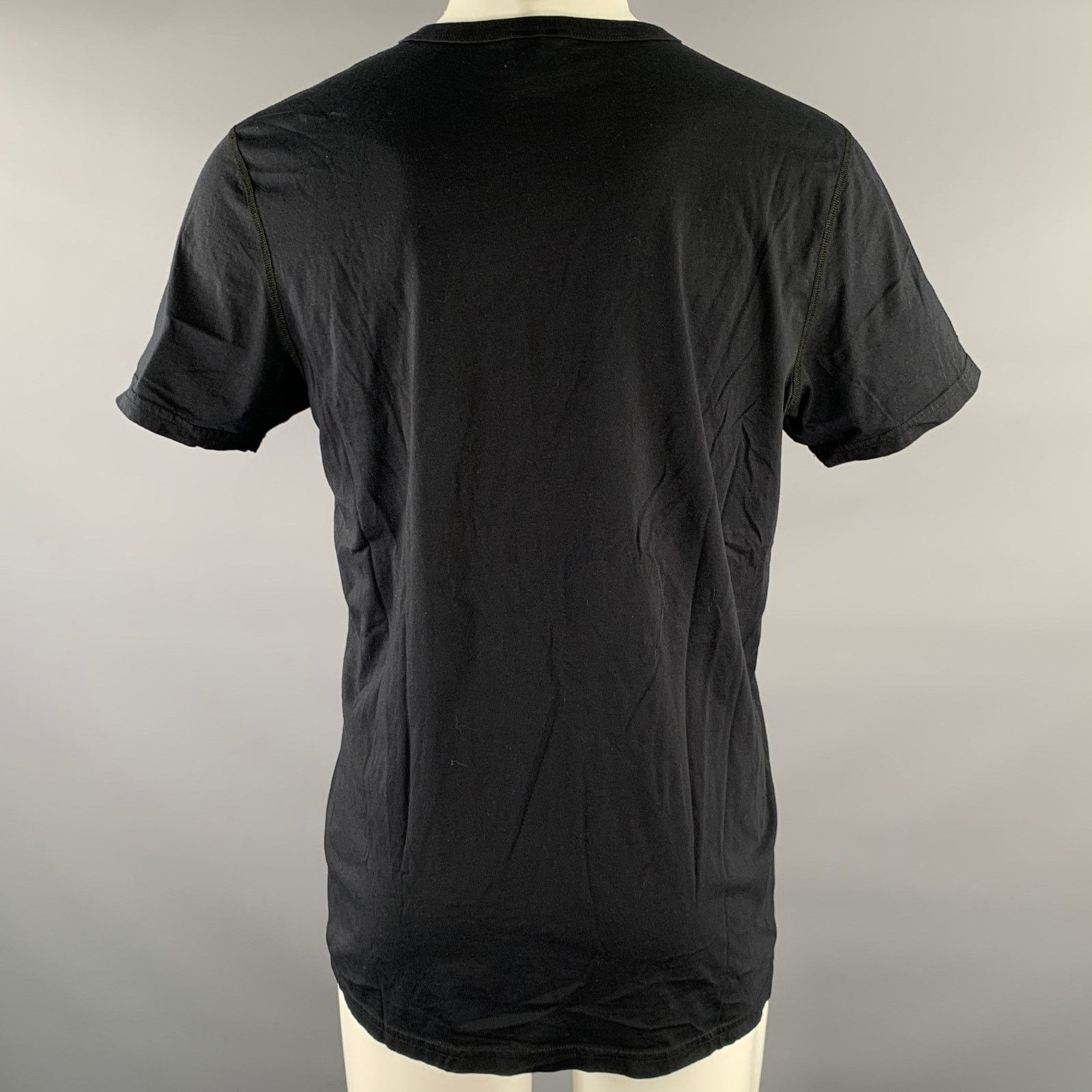Reigning Champ REIGNING CHAMP Size L Black White Graphic Cotton T-shirt Size US L / EU 52-54 / 3 - 4 Thumbnail
