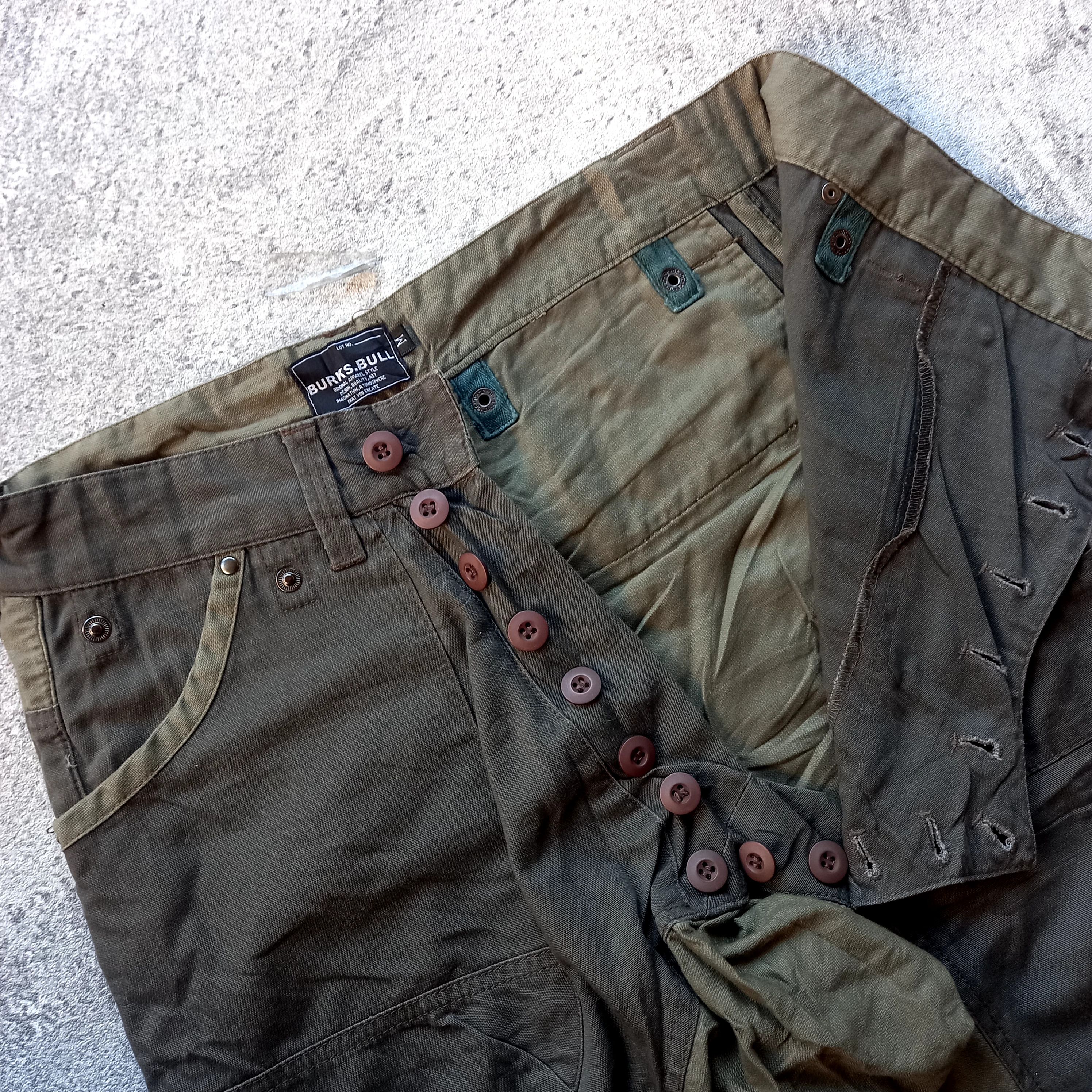 Japanese Brand Burks Bull Fatigue Like a Kapital Style Pants Size US 30 / EU 46 - 3 Thumbnail