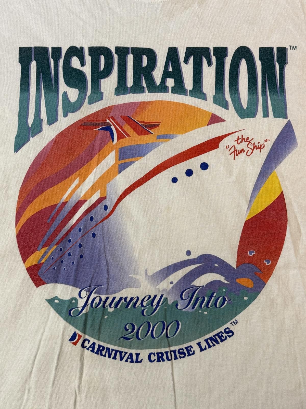 Gildan VTG T-shirt Inspiration Carnival Cruise Lines 2000 Tee XL Size US XL / EU 56 / 4 - 3 Thumbnail