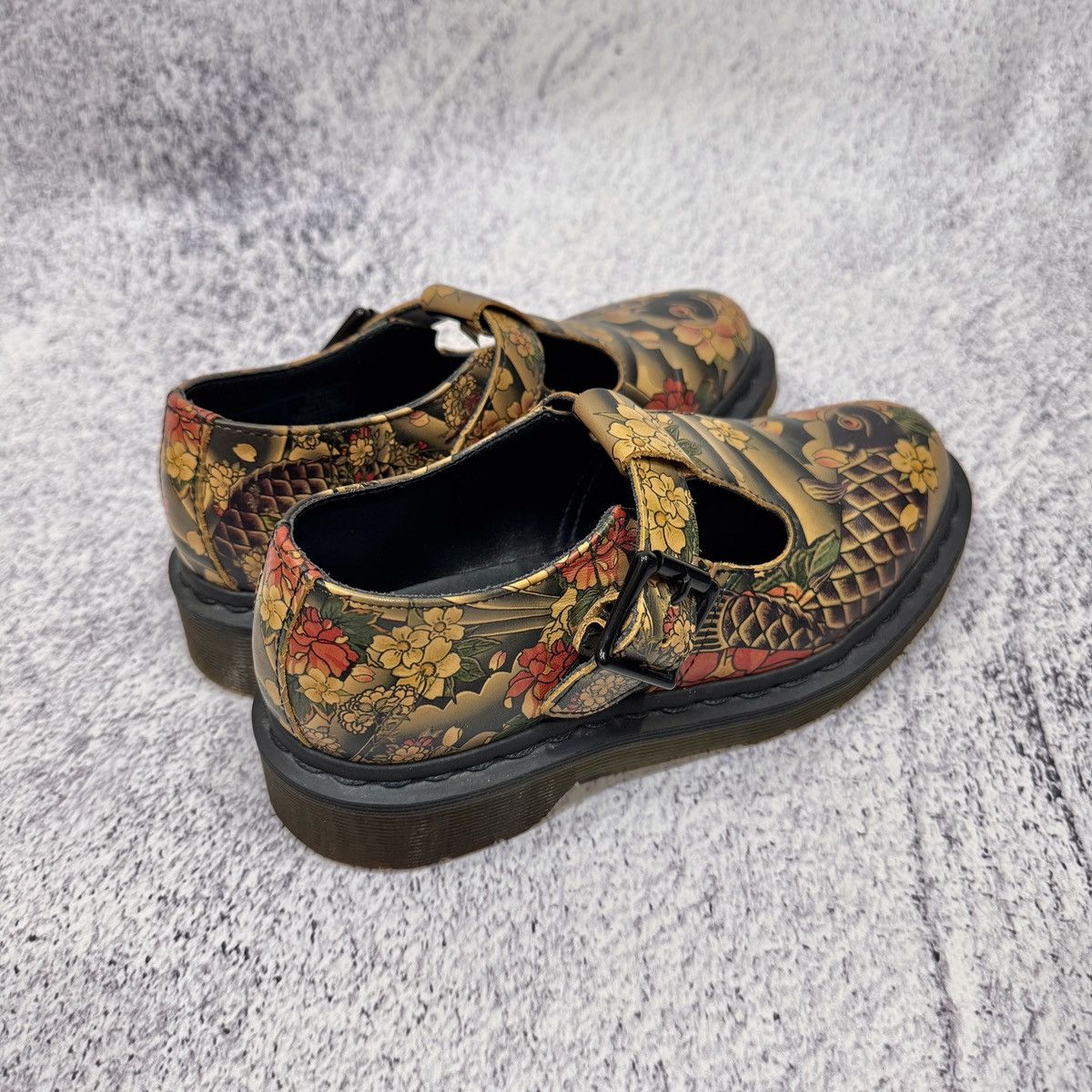 Dr. Martens Dr. Martens Polley Mary Jane Japanese Tatoo UK3 EU36 Size US 6 / IT 36 - 4 Thumbnail