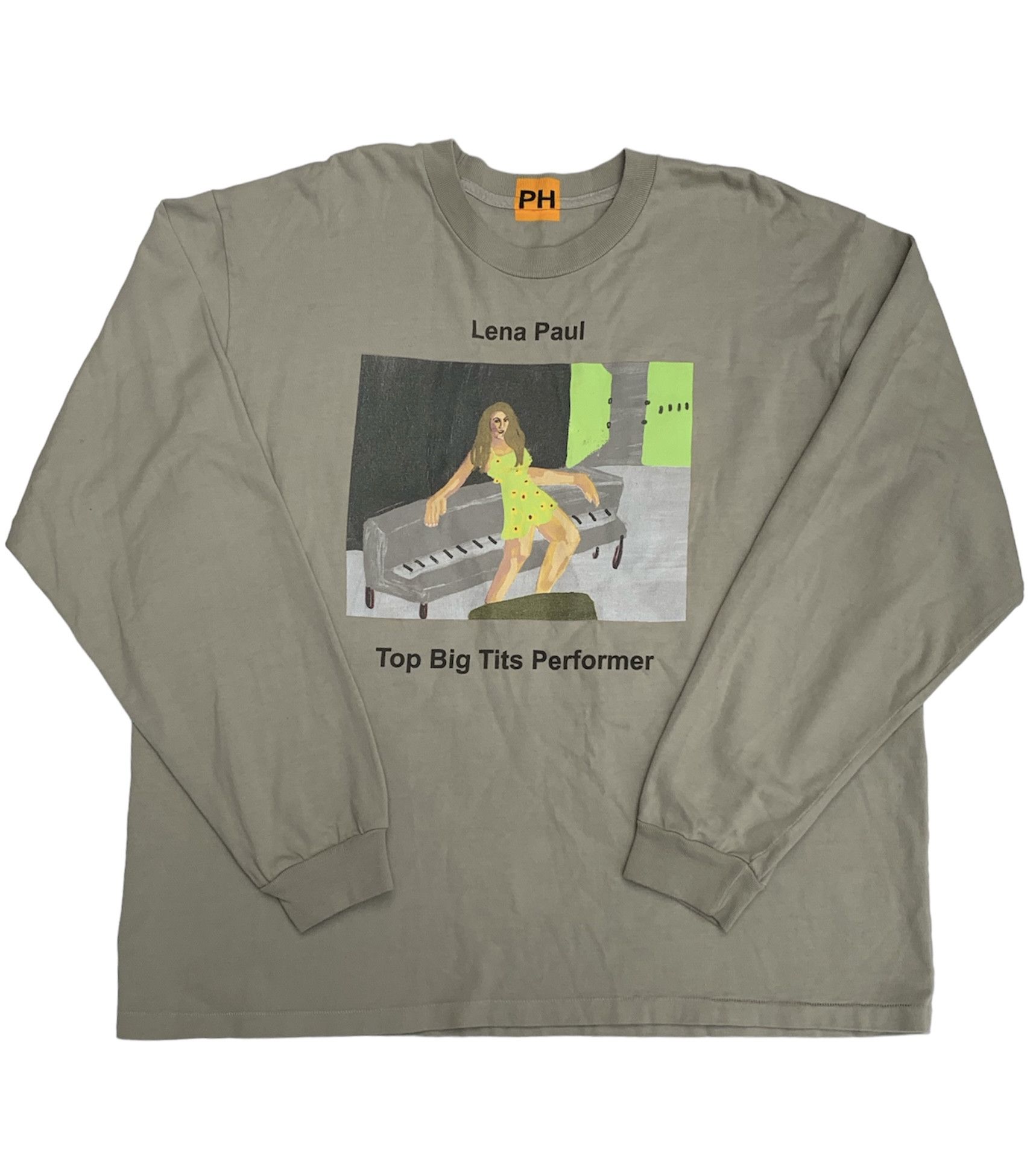 Kanye West Sample PornHub x Yeezy Kanye West Lena Paul Long Sleeve Tee Size US L / EU 52-54 / 3 - 6 Thumbnail