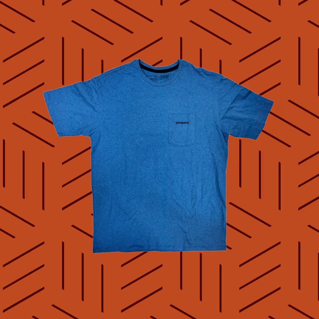Patagonia Patagonia Men's Responsibili-Tee T-Shirt Blue Size S Crew Neck Short Sleeve Pocket Size US S / EU 44-46 / 1 - 1 Thumbnail