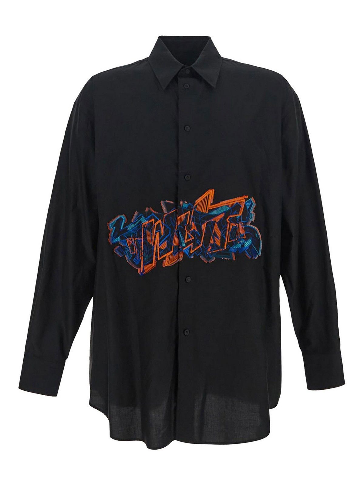Off-White o1gr1nt1124 Graf Coupe' Over Shirt in Black Size US L / EU 52-54 / 3 - 1 Thumbnail