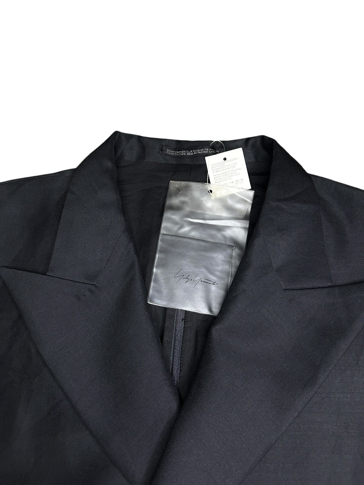 Yohji Yamamoto S/S 01 NWT Oversized Zip Back Blazer Size M / US 6-8 / IT 42-44 - 4 Thumbnail