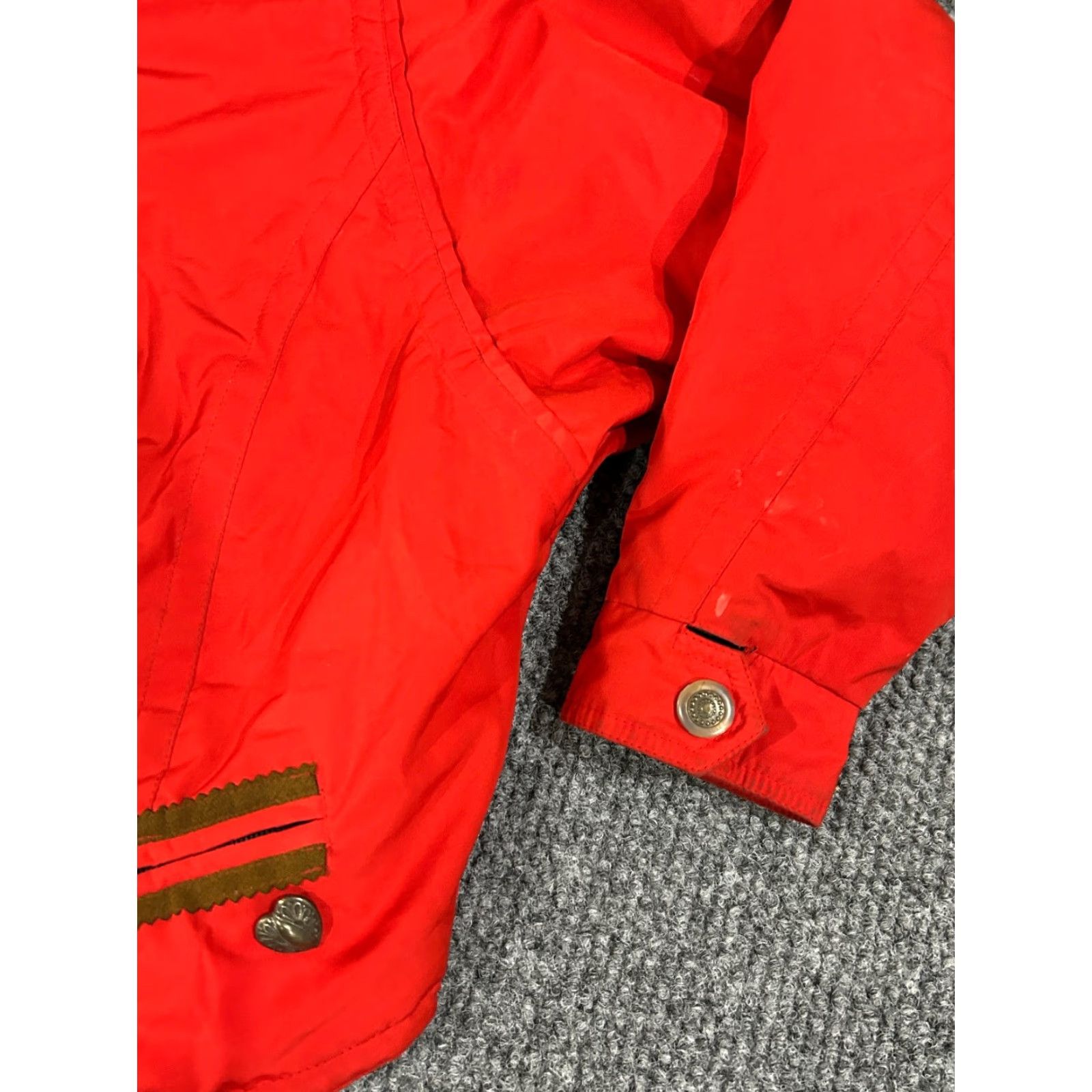 Obermeyer Obermeyer Red Insulated Ski Jacket Womens 10 Medium Length Nylon Polyster Lining Embroidered Casual Ski Outdoor Winter Fall Spring Mens? wait. Size L / US 10 / IT 46 - 5 Thumbnail