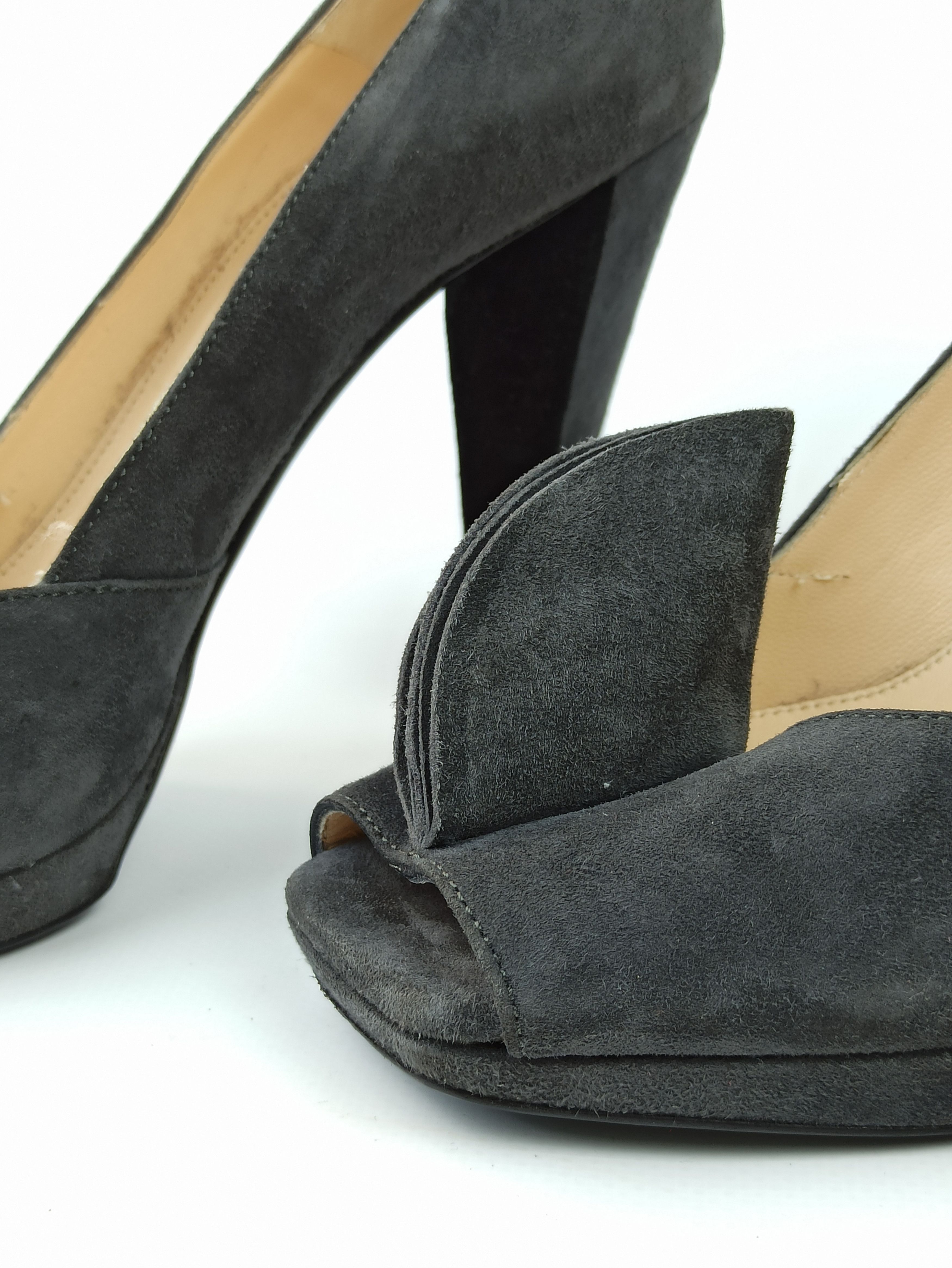 Prada Prada High Heels Suede Shoes Size US 6.5 / IT 36.5 - 3 Thumbnail