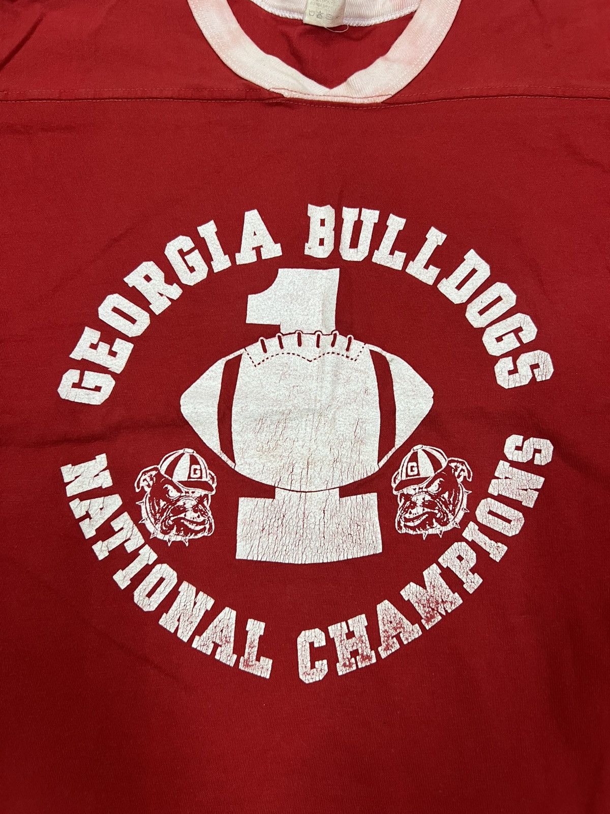 Velva Sheen 70s Georgia Bulldogs National Champions Velva Sheen Tee Size US S / EU 44-46 / 1 - 2 Thumbnail