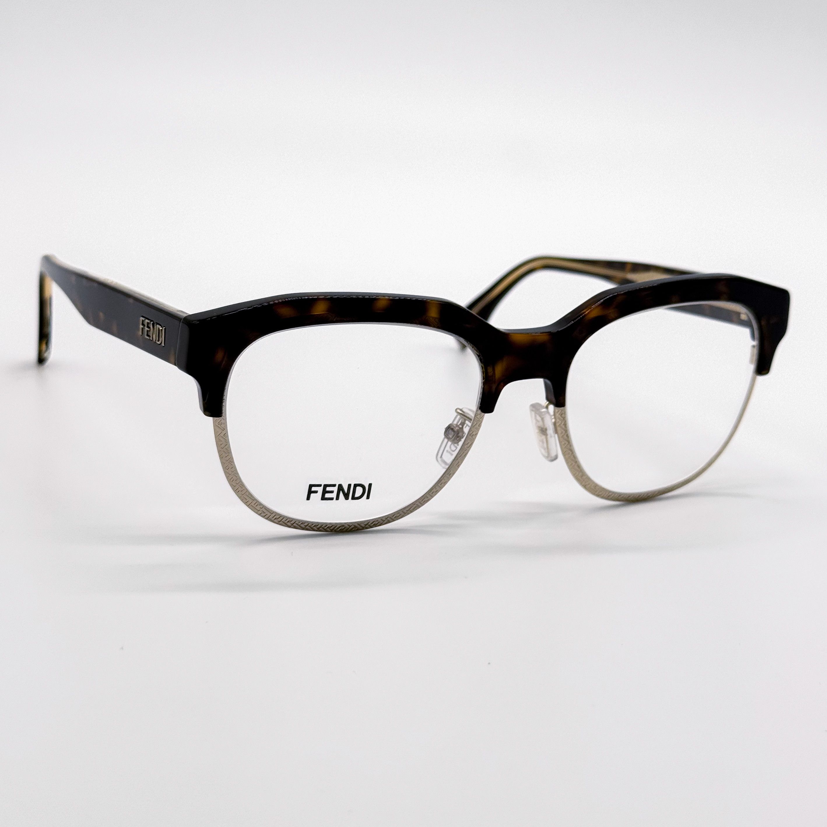 Fendi NEW FENDI FE50068U 052 HAVANA WOMEN EYEGLASSES FENDI Size ONE SIZE - 4 Thumbnail