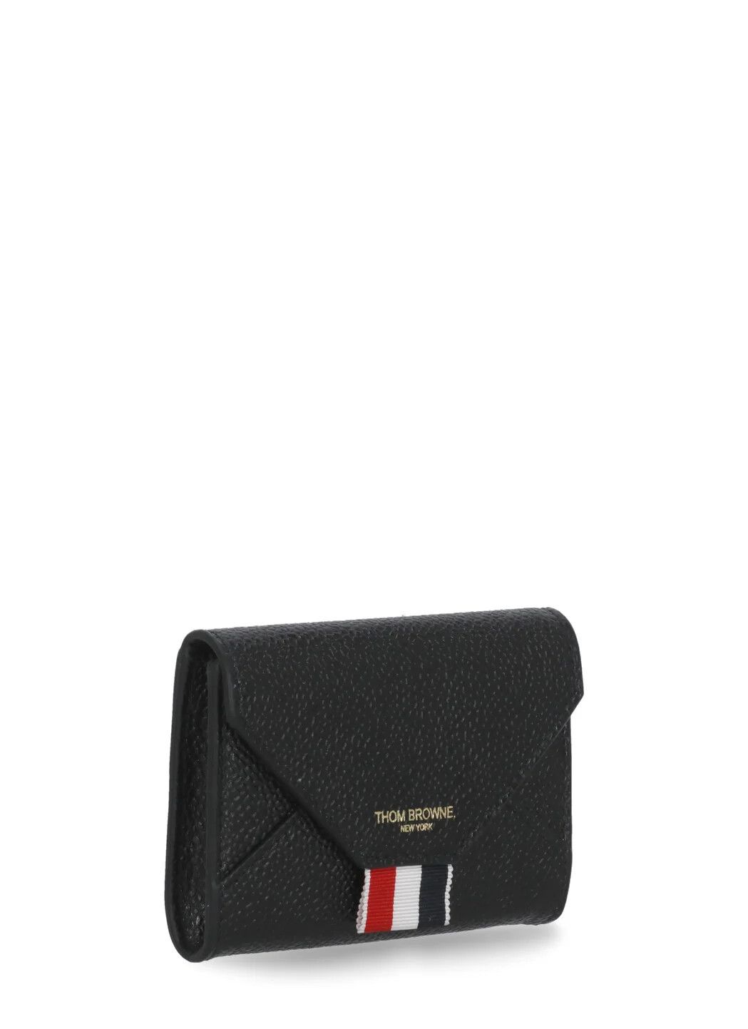 Thom Browne o1s22i1n0924 Size: OS / Pebble Grain Envelope Card in Black Size ONE SIZE - 3 Thumbnail