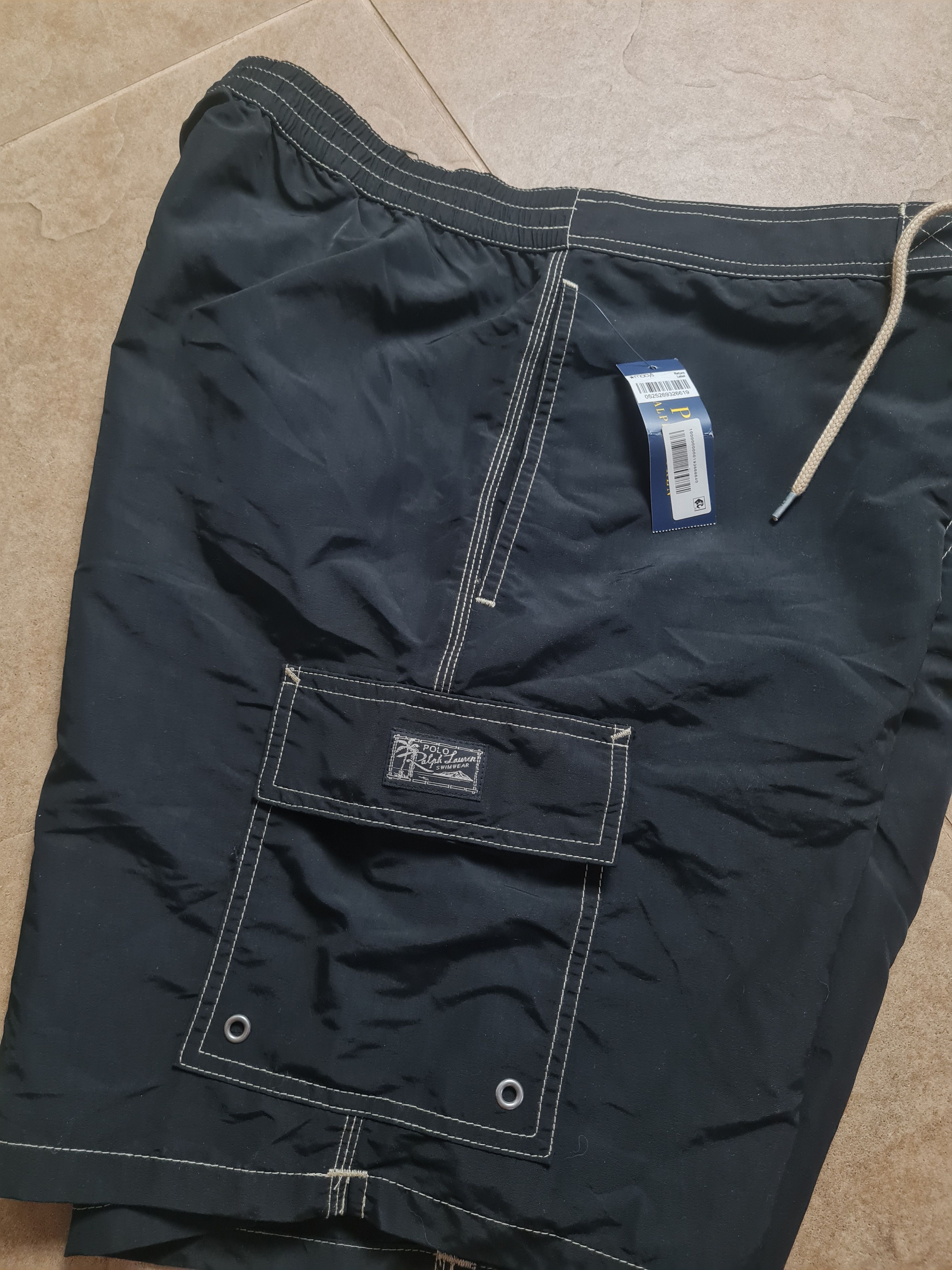 Polo Ralph Lauren Shorts Polo Ralph Lauren Men's Kailua Black Swim Trunks XL Size US 34 / EU 50 - 15 Thumbnail