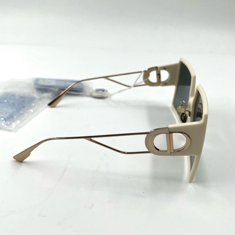 Dior Dior CD white sunglasses square Size ONE SIZE - 3 Thumbnail