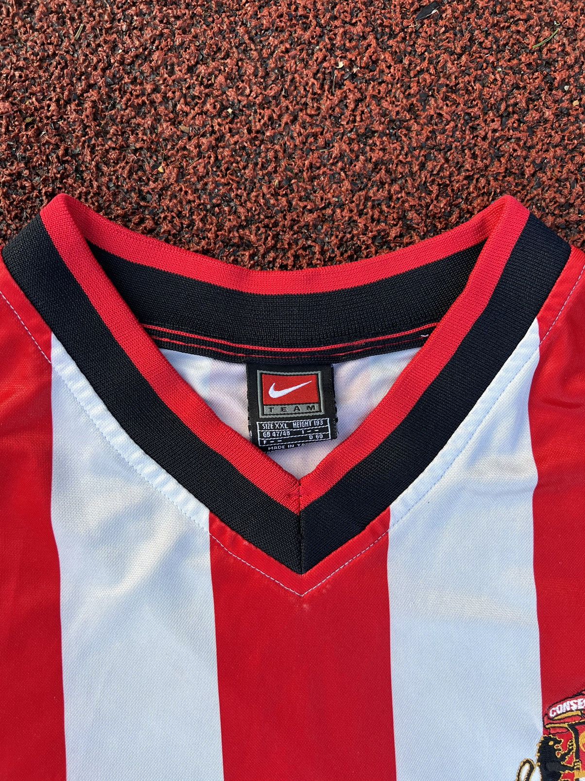 Nike 🔴⚪️Nike Team Vintage Sunderland 2000/2001 Home Jersey Size US XXL / EU 58 / 5 - 6 Thumbnail
