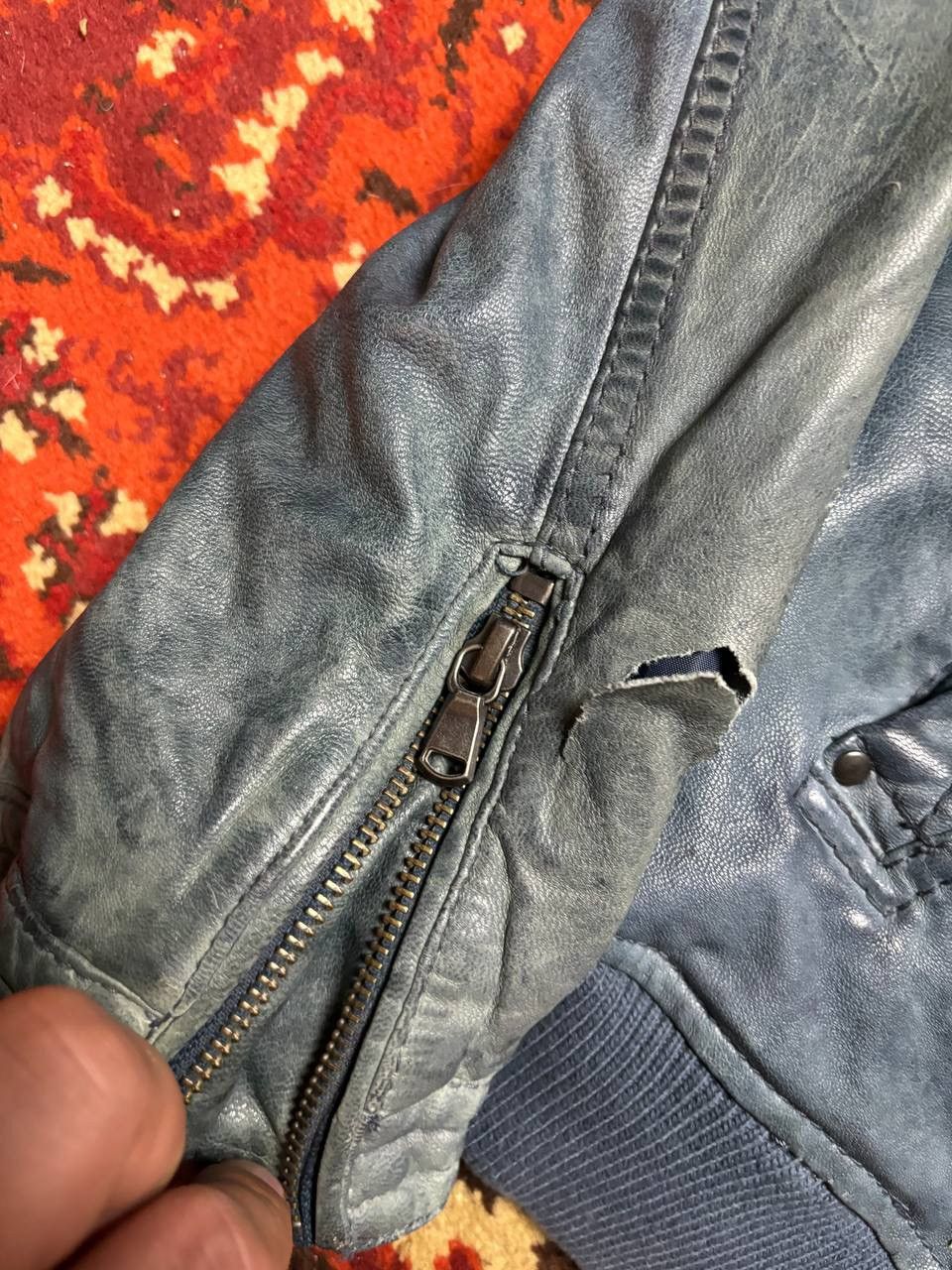 Leather × Vintage Vintage Y2K Denims Goods Leather Biker Poell Style Jacket Size US M / EU 48-50 / 2 - 4 Thumbnail