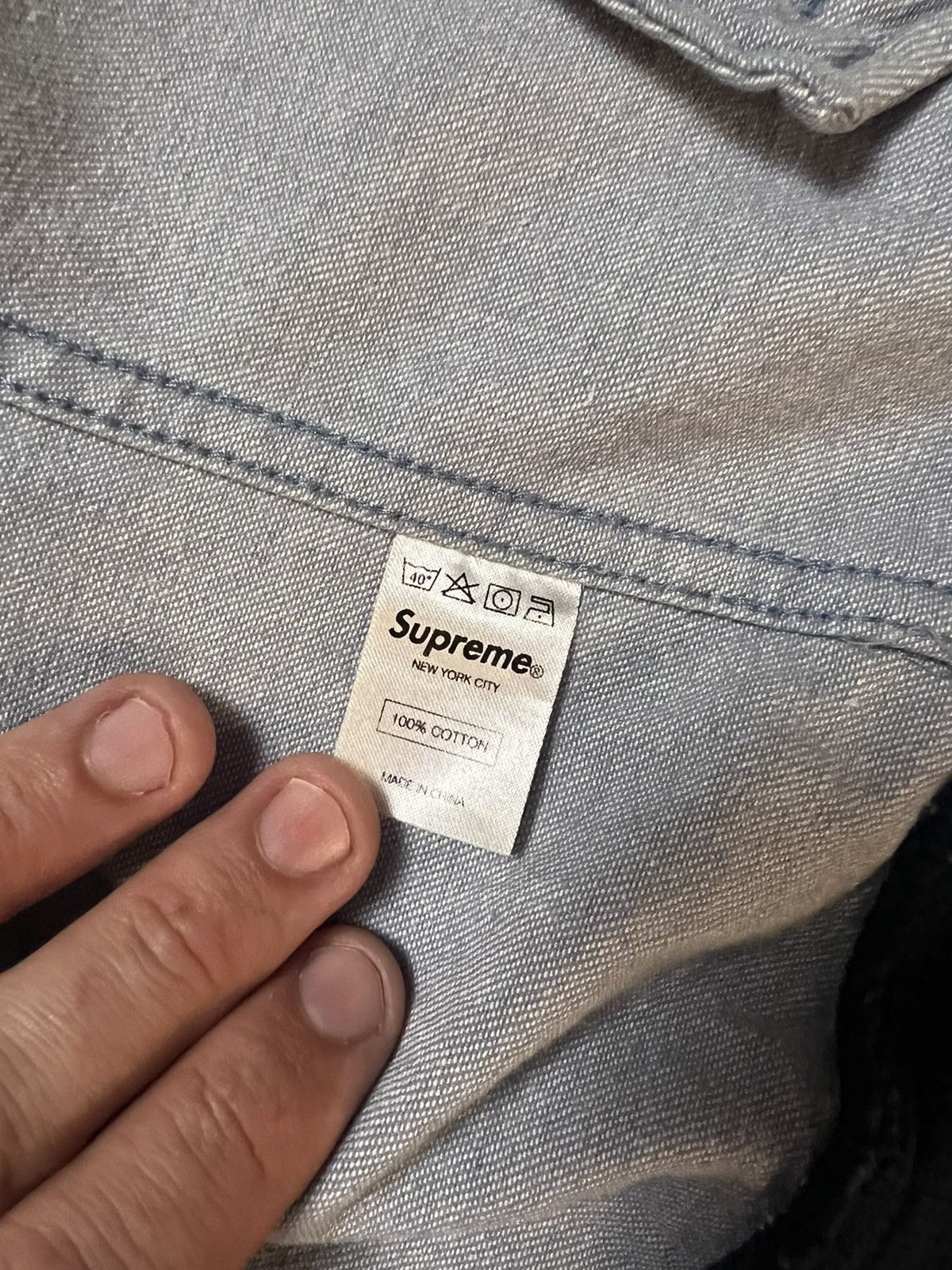 Supreme SS13 Supreme Paisley Denim Campus Bomber Size US M / EU 48-50 / 2 - 4 Thumbnail