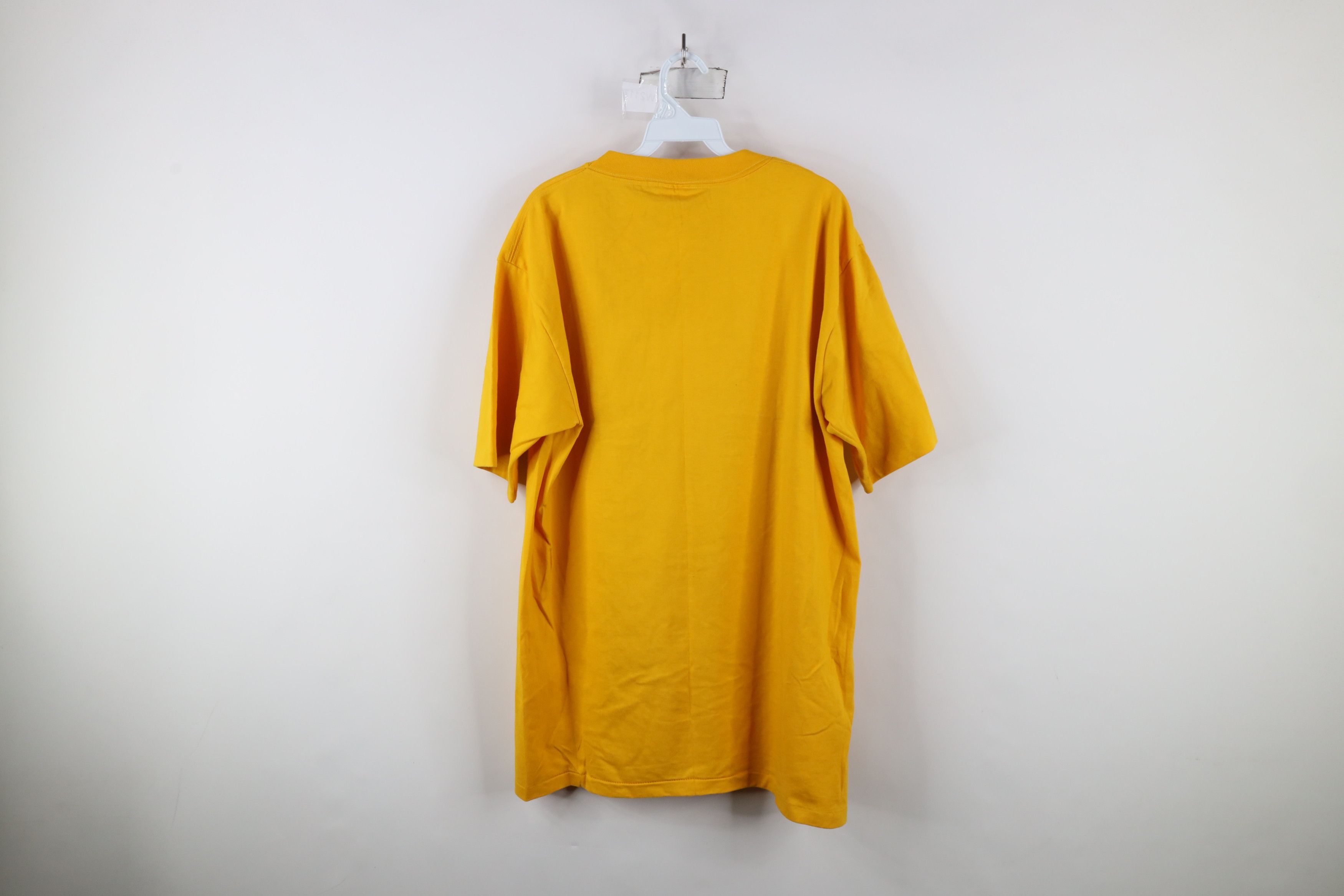 Vintage Vintage 90s Streetwear Short Sleeve T-Shirt Yellow USA Size US XXL / EU 58 / 5 - 10 Thumbnail